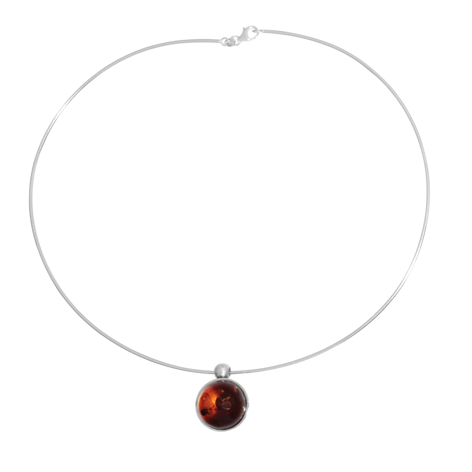 OSTSEE-SCHMUCK Kette mit Anhänger »- Gleiter-Kugel 16 mm-Sarah Vicenca - Silber 925/000 - Bernstein«