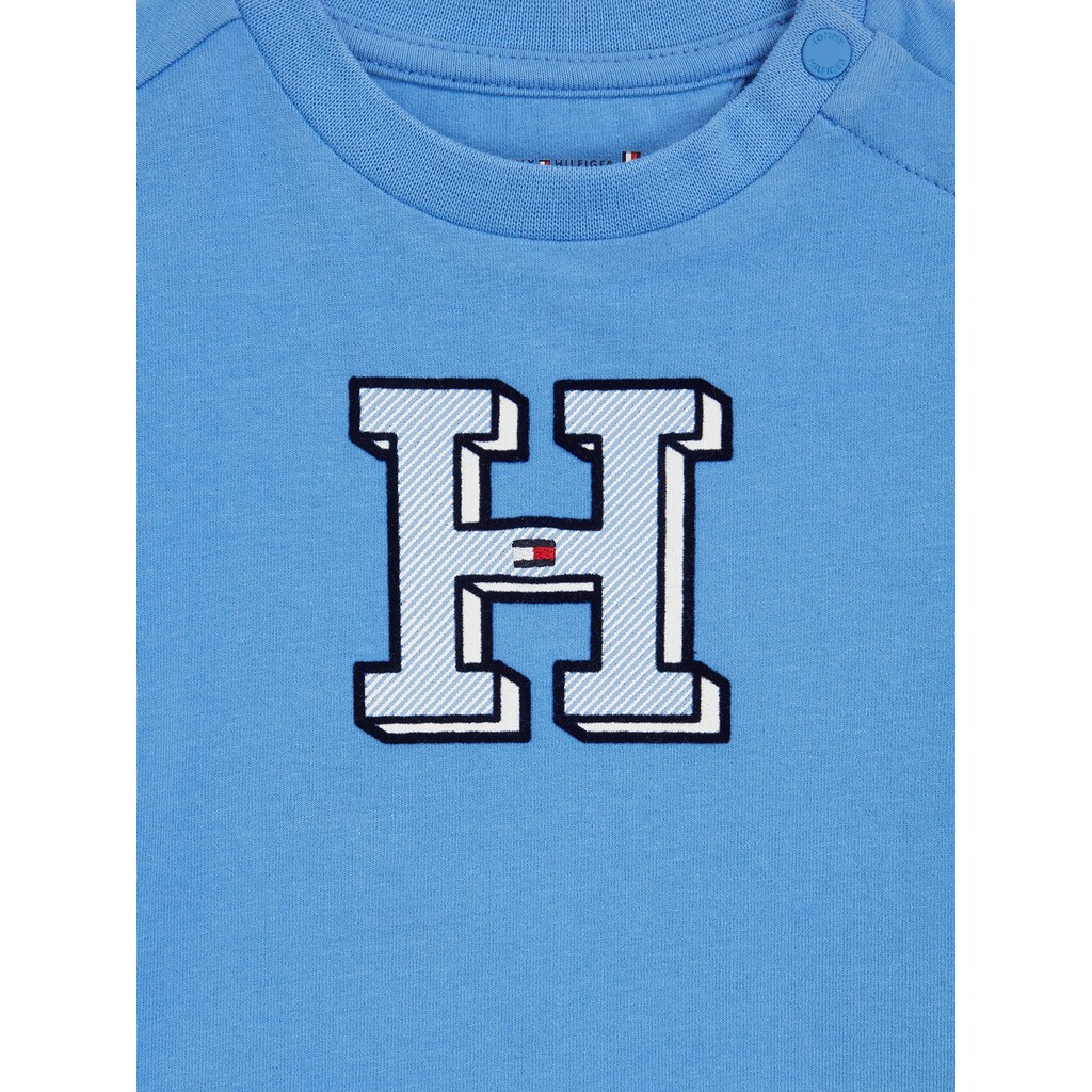 Tommy Hilfiger T-Shirt »BABY ITHACA H TEE S/S«, mit Logo-Stickerei