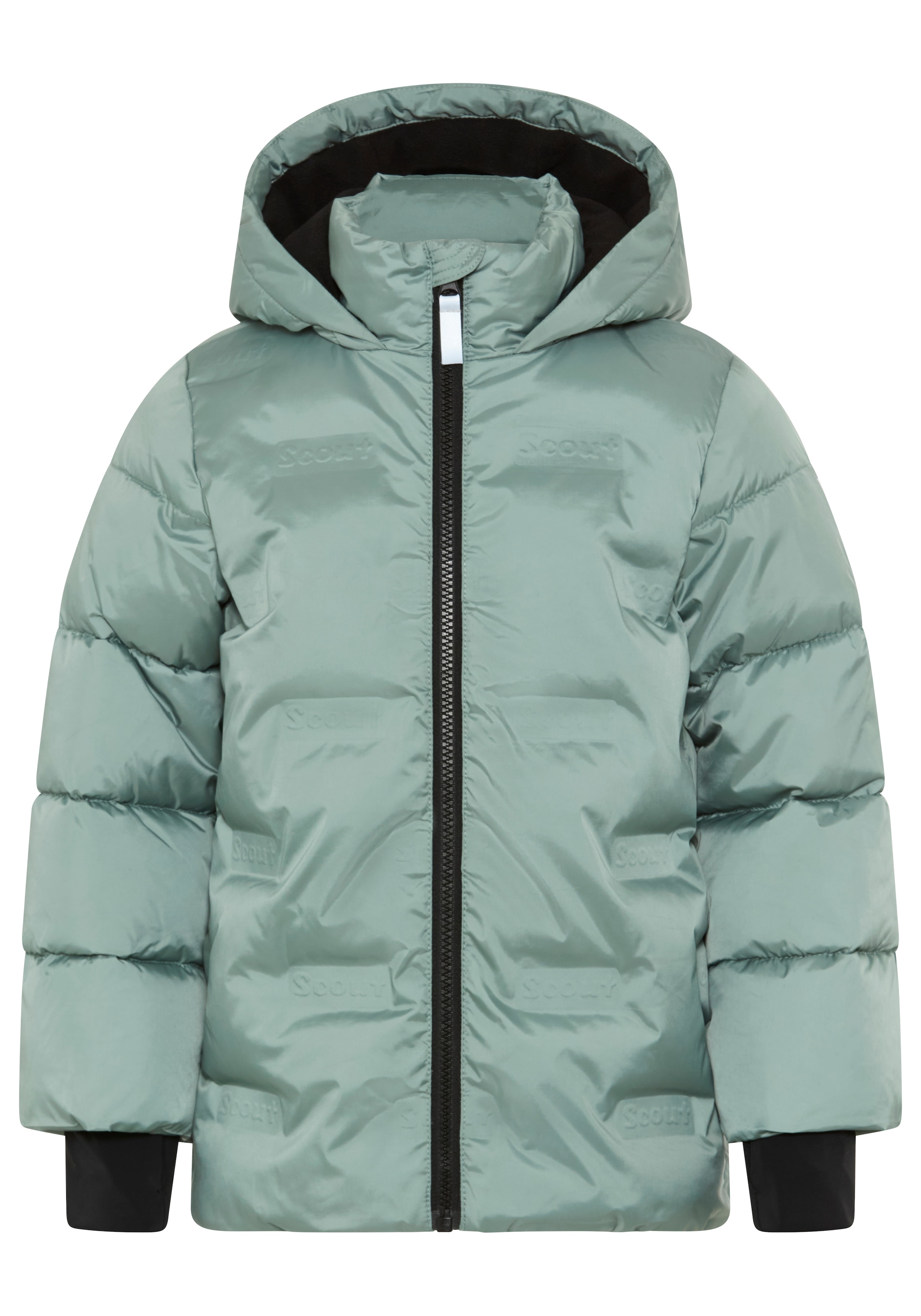 Scout Outdoorjacke »Winterjacke mit SCOUT-Logo Prägung - NEU von SCOUT« mit Kapuze Warme Jacke mit SCOUT-Prägung und Fleecefütterung