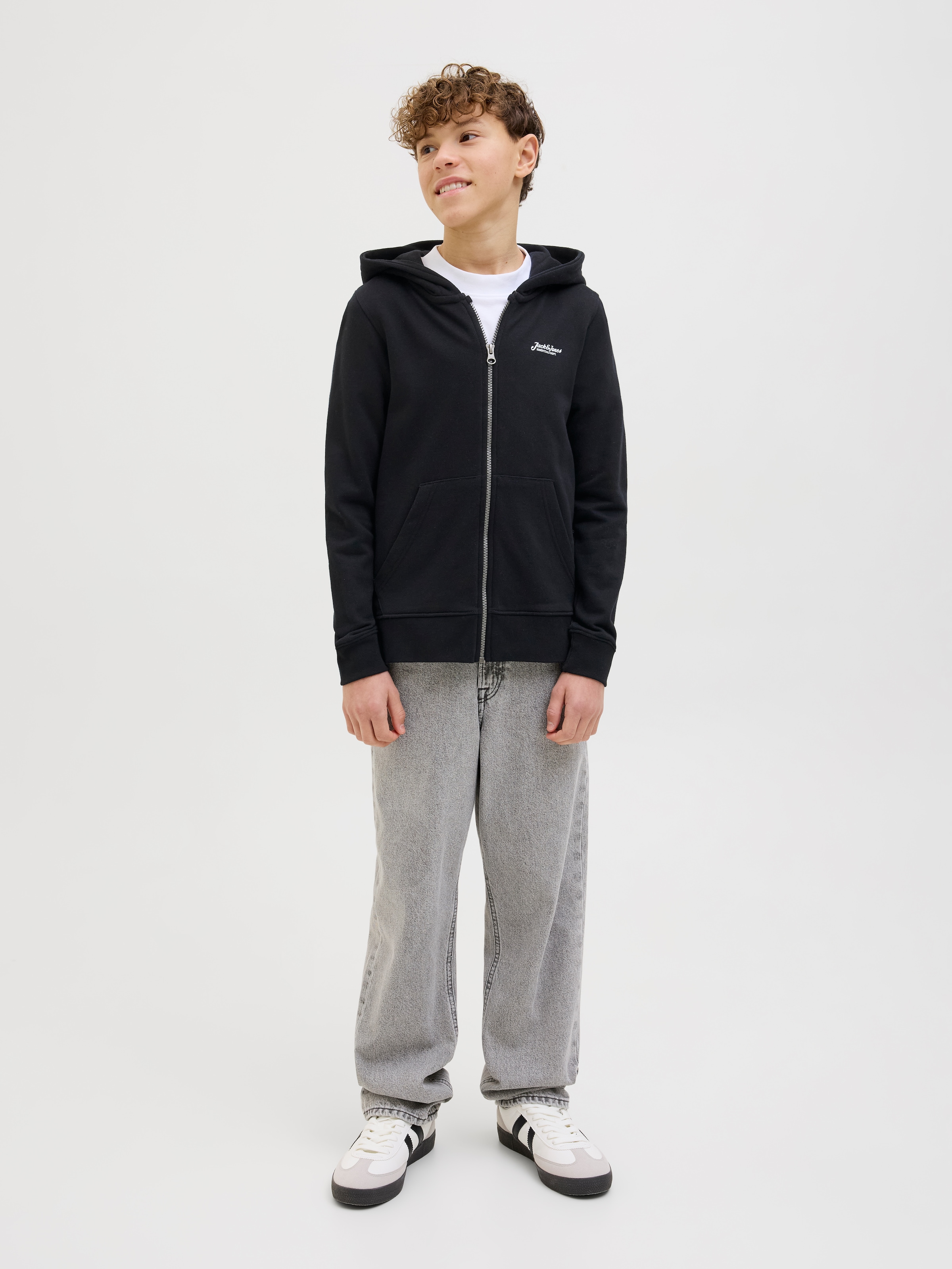 Jack & Jones Junior Kapuzensweatshirt »JJBEAU SWEAT ZIP HOOD JNR«