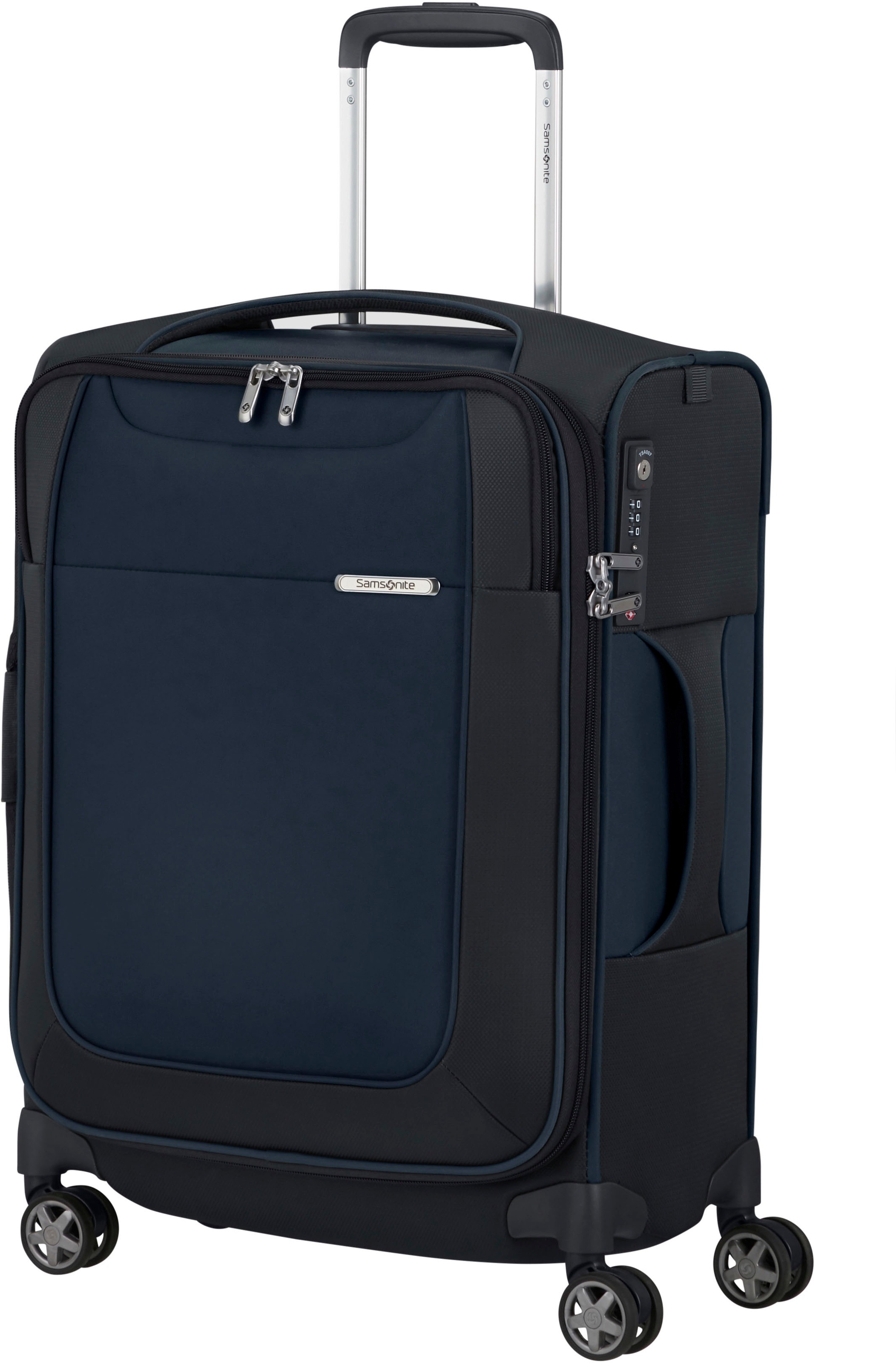 Samsonite Weichgepäck-Trolley »D'LITE, verschiedene Größen und Farben«, 4 Rollen, Hartschalen-Koffer Reisekoffer TSA-Zahlenschloss Volumenerweiterung