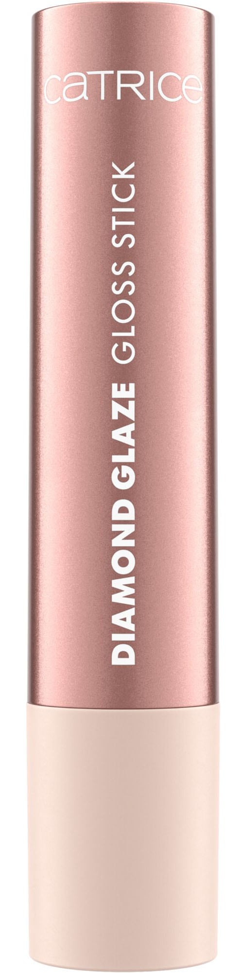 Catrice Lippenstift »Diamond Glaze Gloss Stick«, Glänzendes Finish mit intensivem Glow, pflegend wie ein Balsam