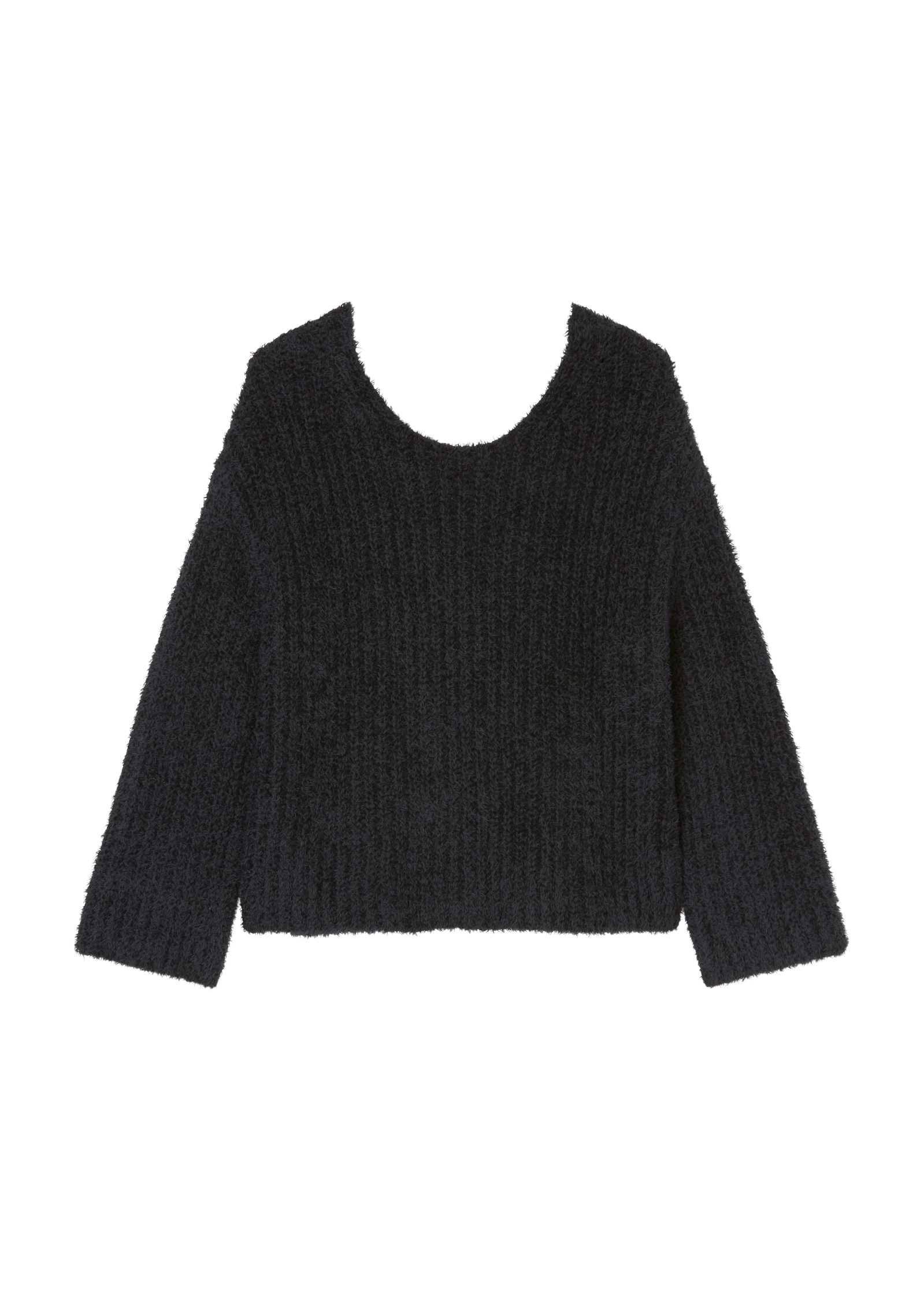 Marc O'Polo Strickpullover, mit abstehenden Garnfasern