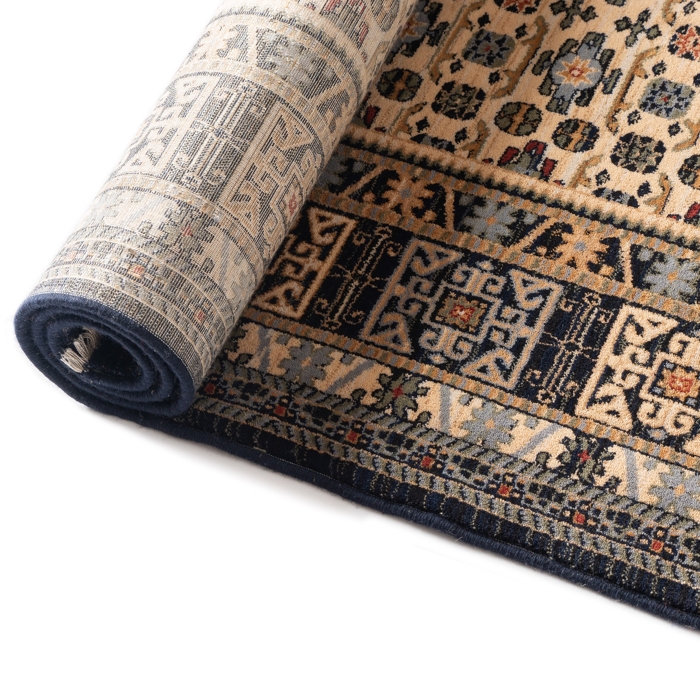 THEKO Wollteppich »Saharna 6428« rechteckig 10 mm Höhe reine Wolle, Orient-Optik, mit Fransen
