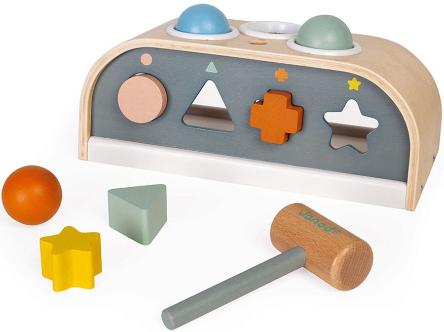 Janod Lernspielzeug »Sweet Cocoon -Schlag- & Sortierspiel TapTap«