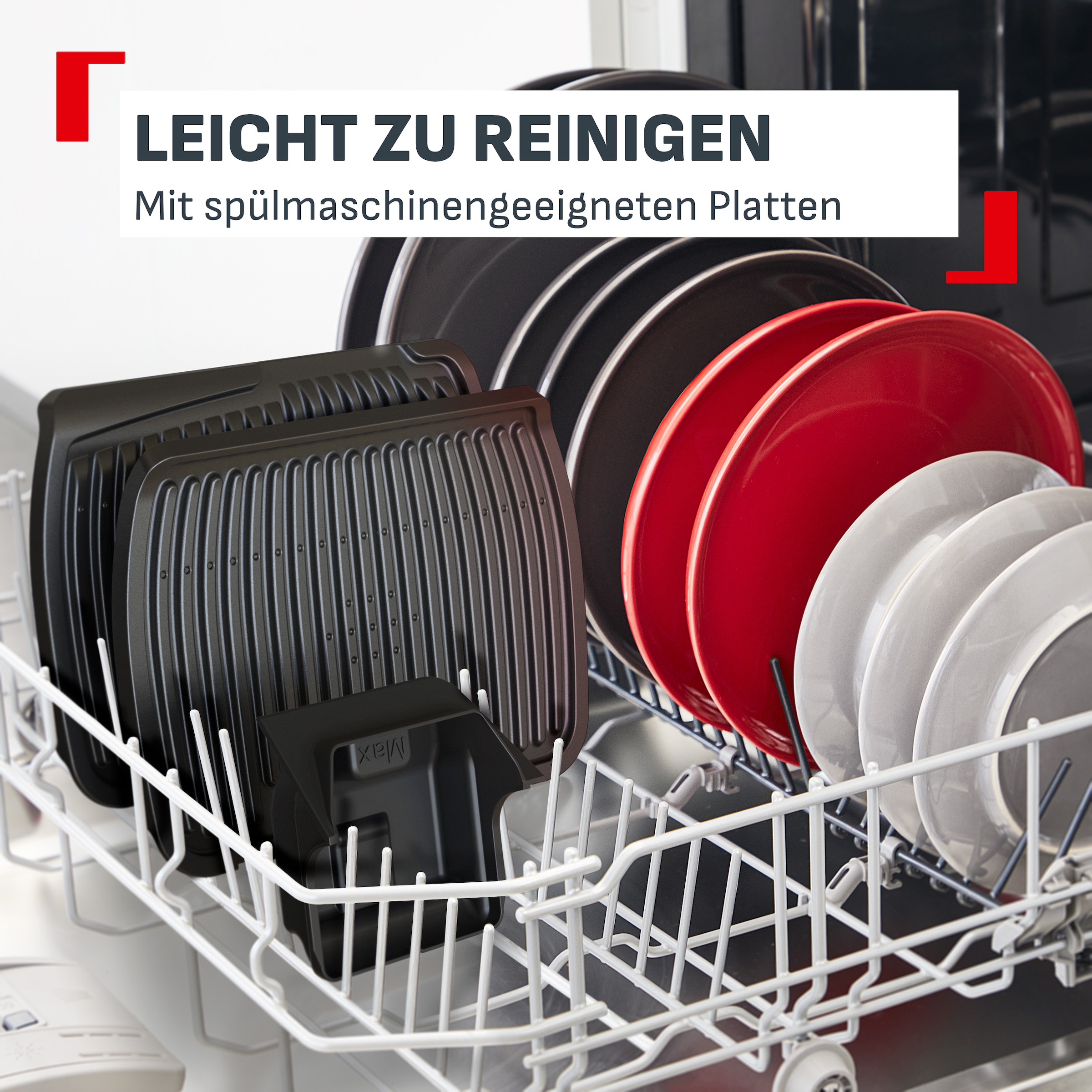 Tefal Kontaktgrill »OptiGrill One« Anpassung der Garzeit, Messung der Dicke des Grillguts, 3 Programme