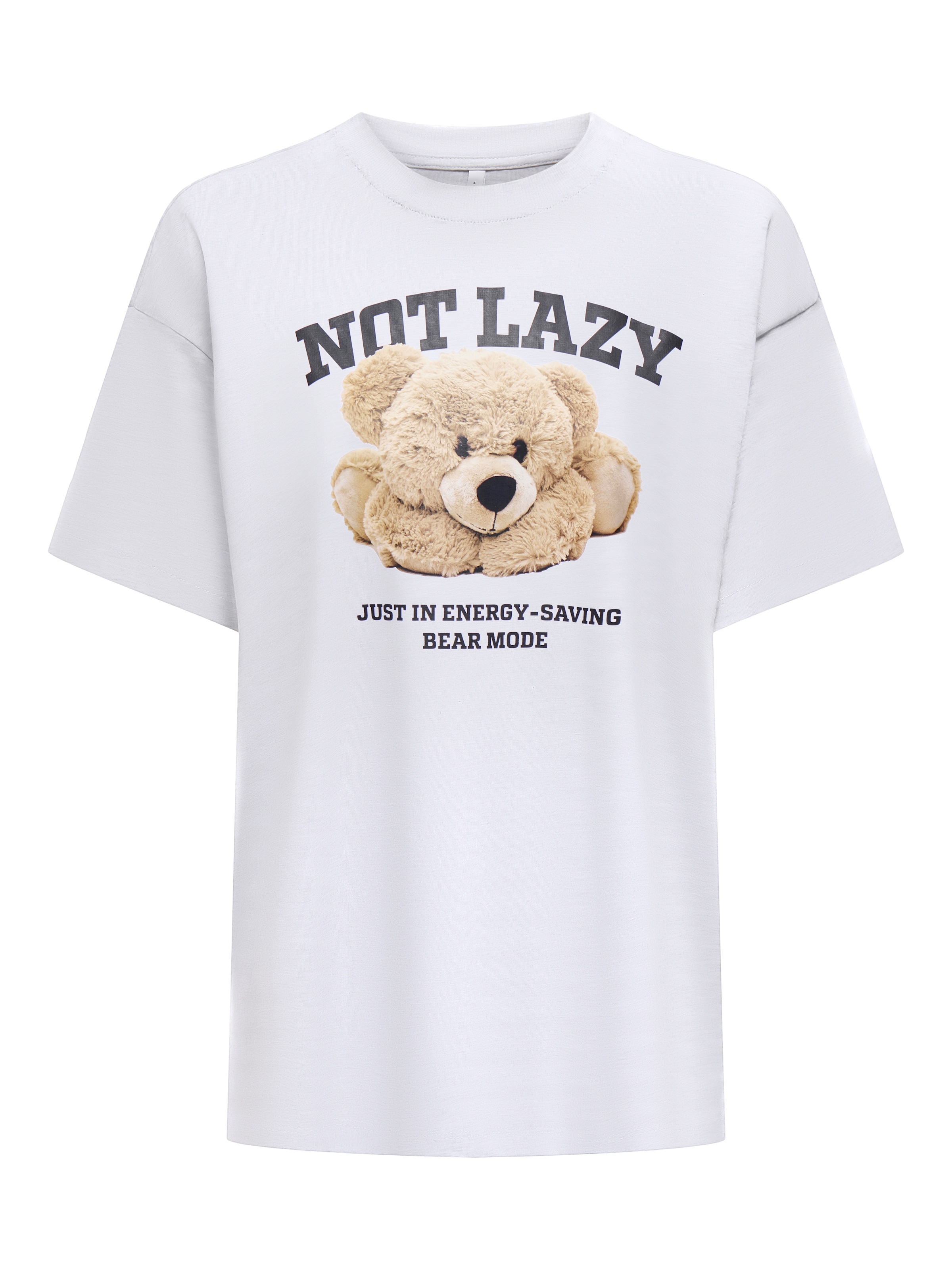 ONLY Kurzarmshirt »ONLVIVVI LIFE S/S LOVELY TOP JRS« Baumwolle, regular fit, Rundhals