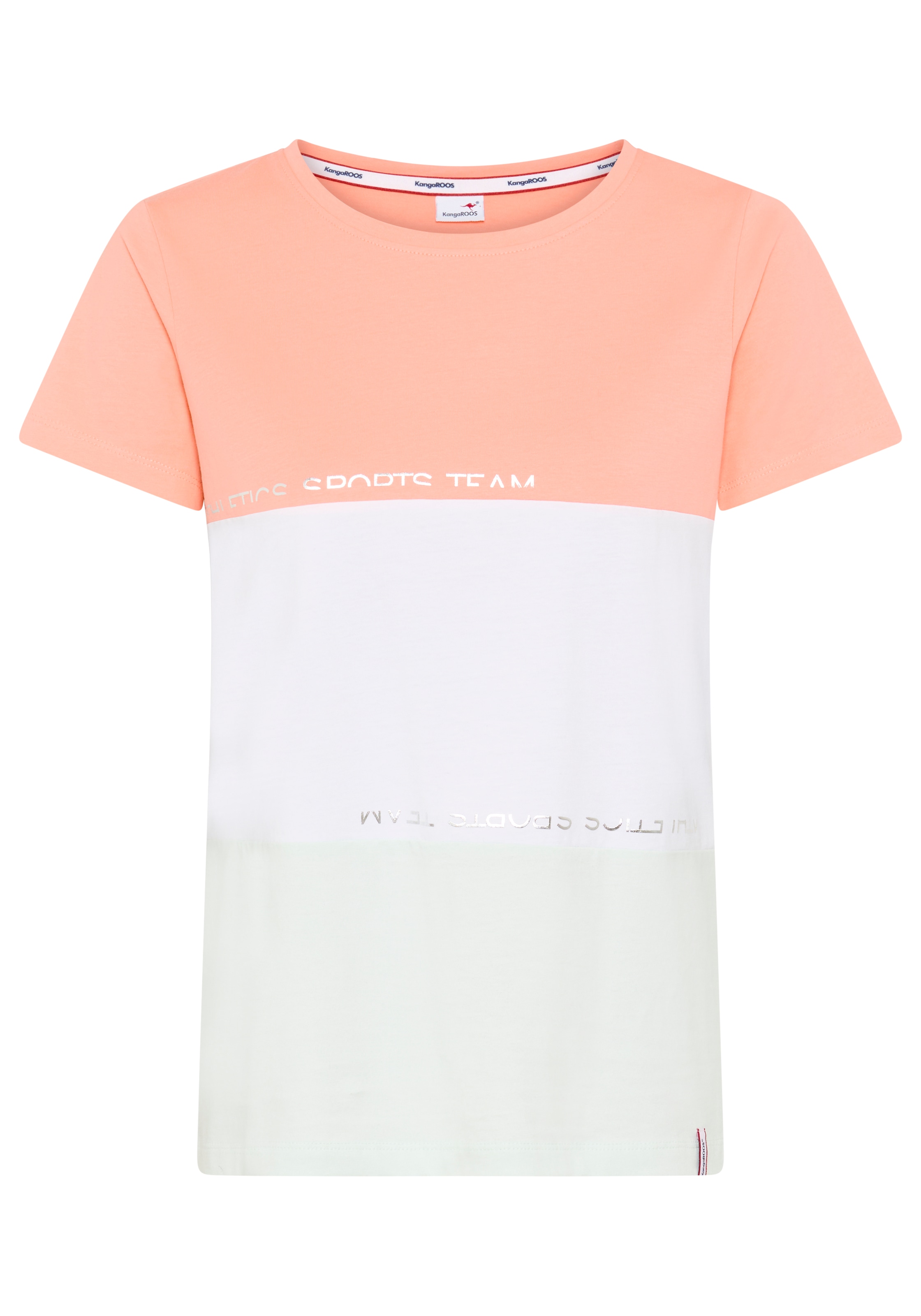 KangaROOS T-Shirt im Colorblock-Design