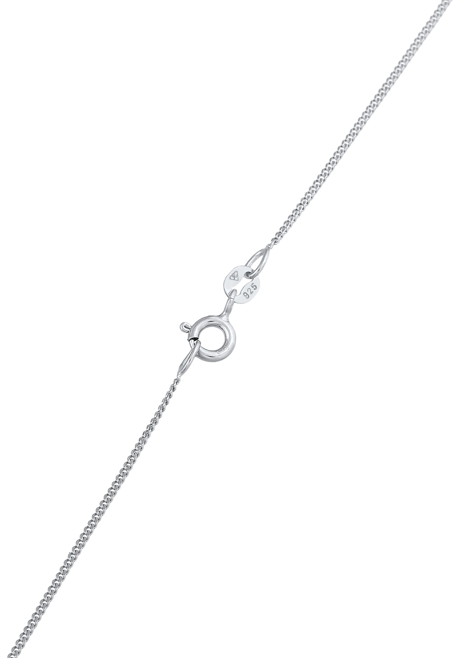 Elli Silberkette »Halskette Zirkonia V-Form Elegant 925 Silber«