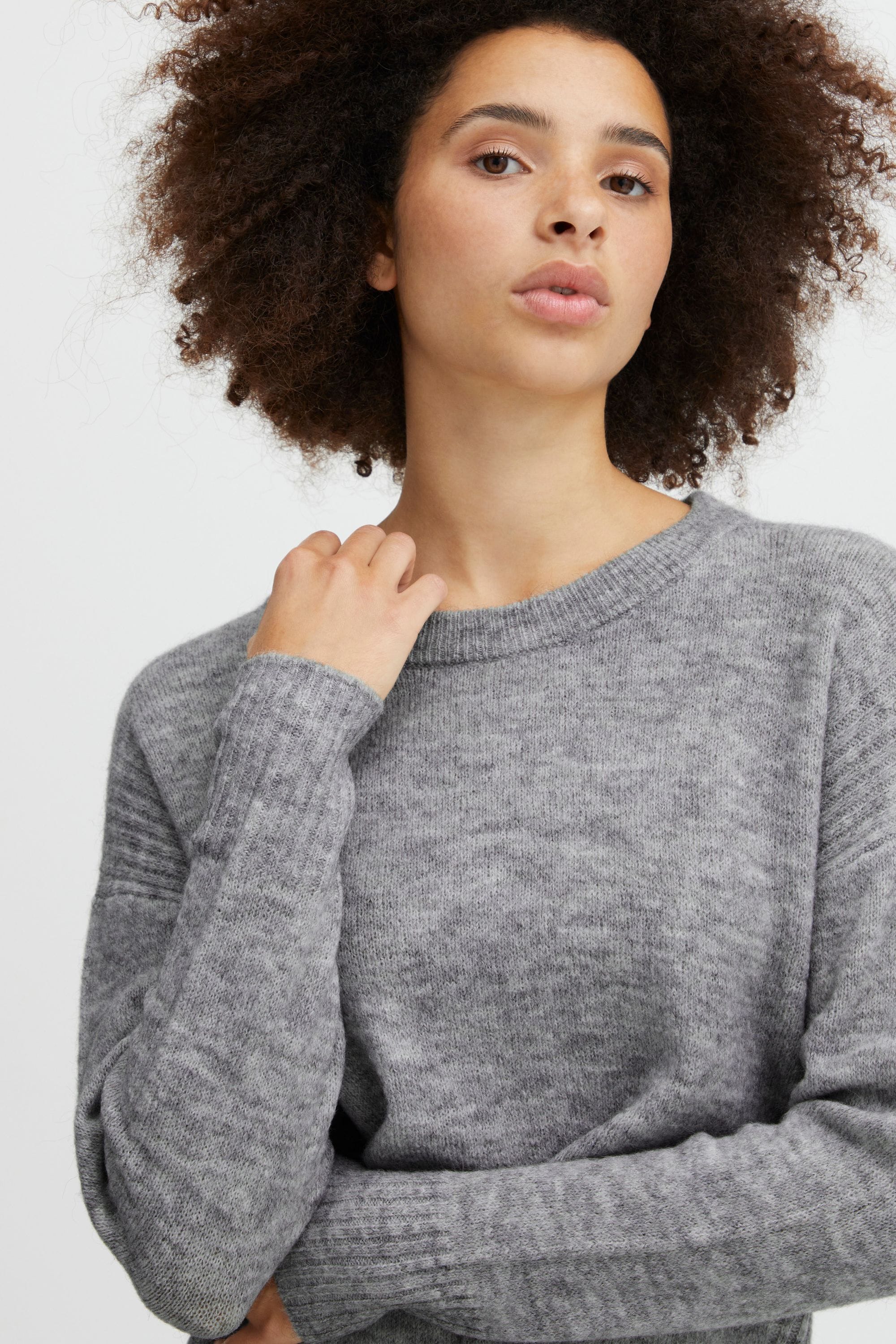 Ichi Strickfleece-Pullover »Strickpullover IHKamara«
