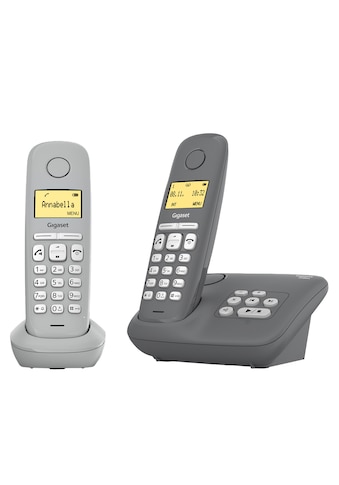 Schnurloses DECT-Telefon »A280A Duo«, (Mobilteile: 2), mit Anrufbeantworter,...