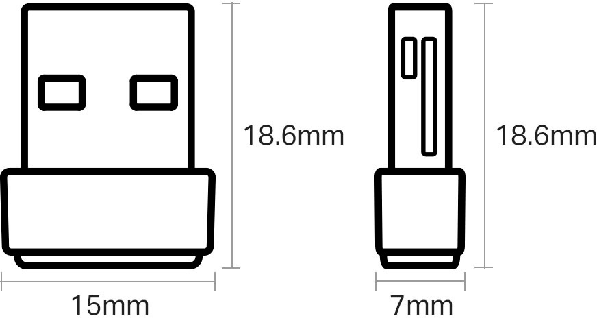 TP-Link USB-Adapter »Archer T2U Nano«