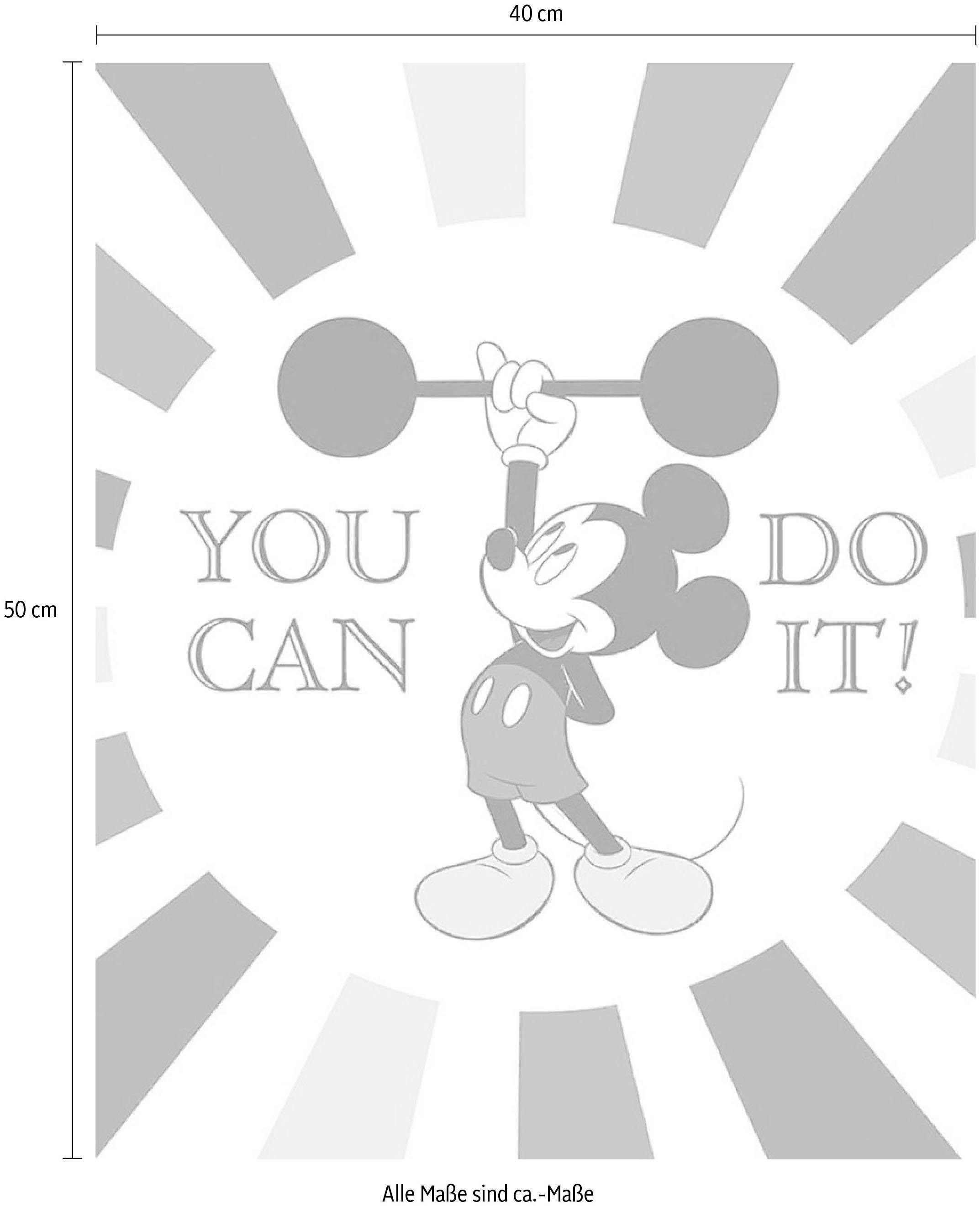 Komar Poster »Mickey Mouse Do it«, Disney, (1 St.), Kinderzimmer, Schlafzimmer, Wohnzimmer