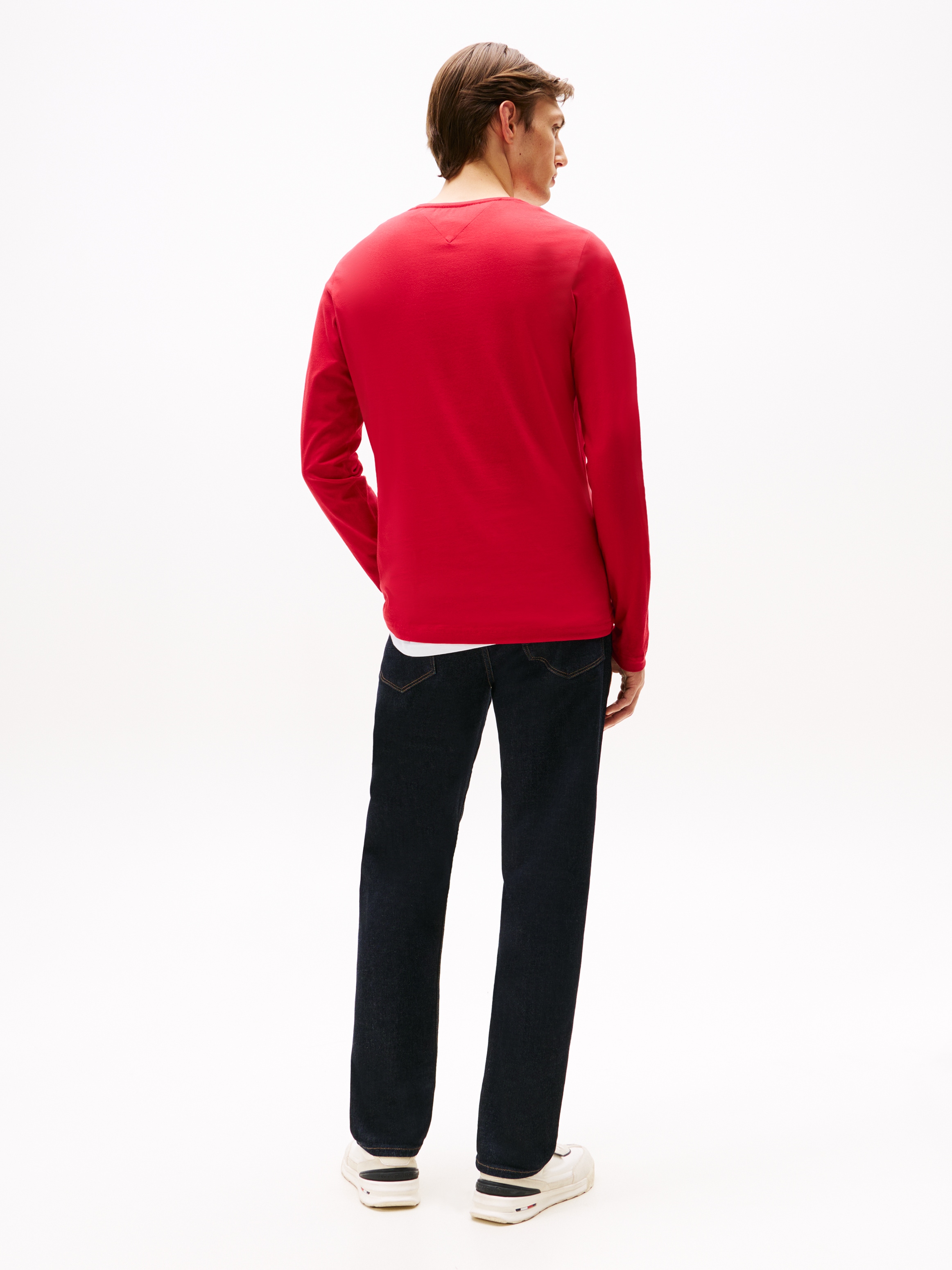 Tommy Hilfiger Langarmshirt »STRETCH SLIM FIT LONG SLEEVE«, aus biologischem Baumwollstretch