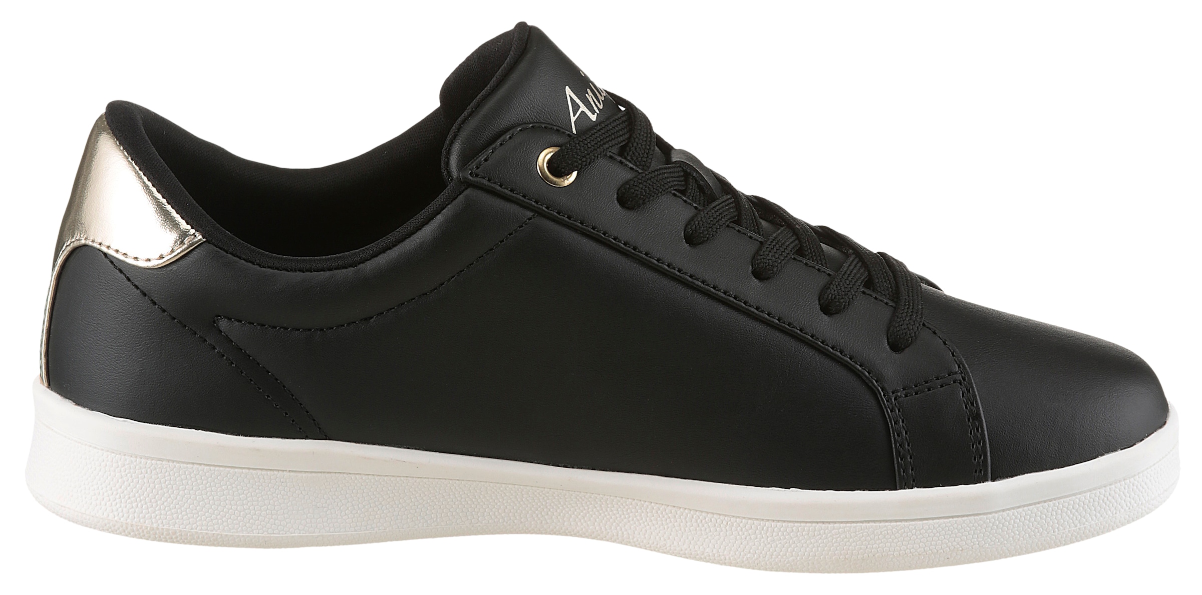 Aniston SHOES Sneaker  Schnürschuh, Freizeitschuh mit Metallic-Akzent - NEUE KOLLEKTION