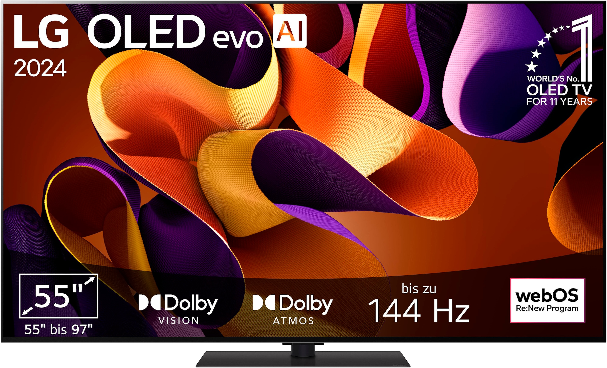 OLED-Fernseher, 139 cm/55 Zoll, 4K Ultra HD, Smart-TV