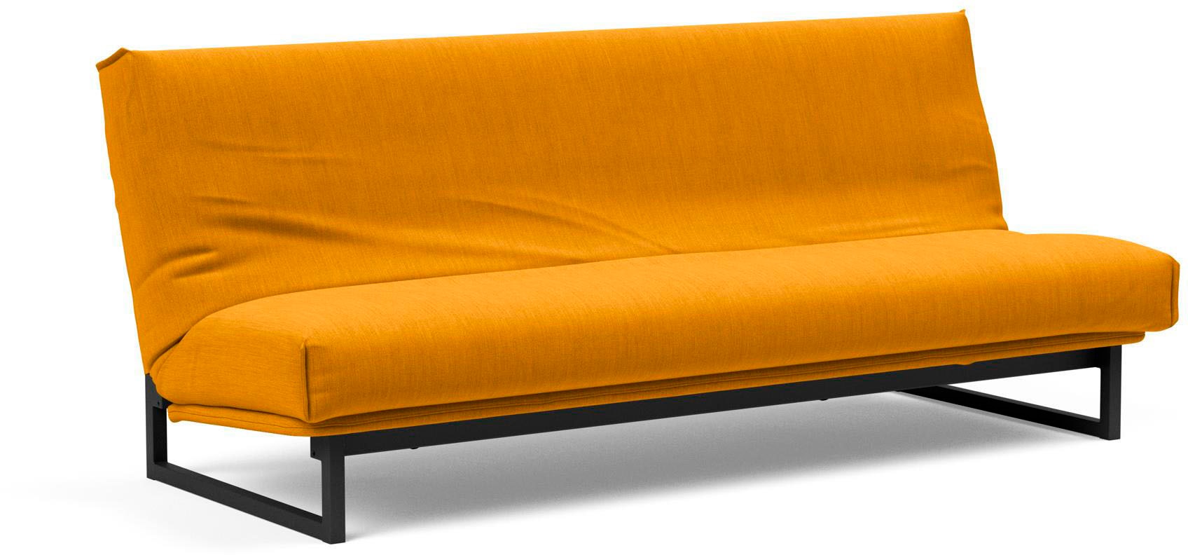 INNOVATION LIVING ™ Schlafsofa »Fraction Dauerschlaffunktion, schlicht und elegant, Industriedesign«, bequem, Rückenlehne 3-fach verstellbar