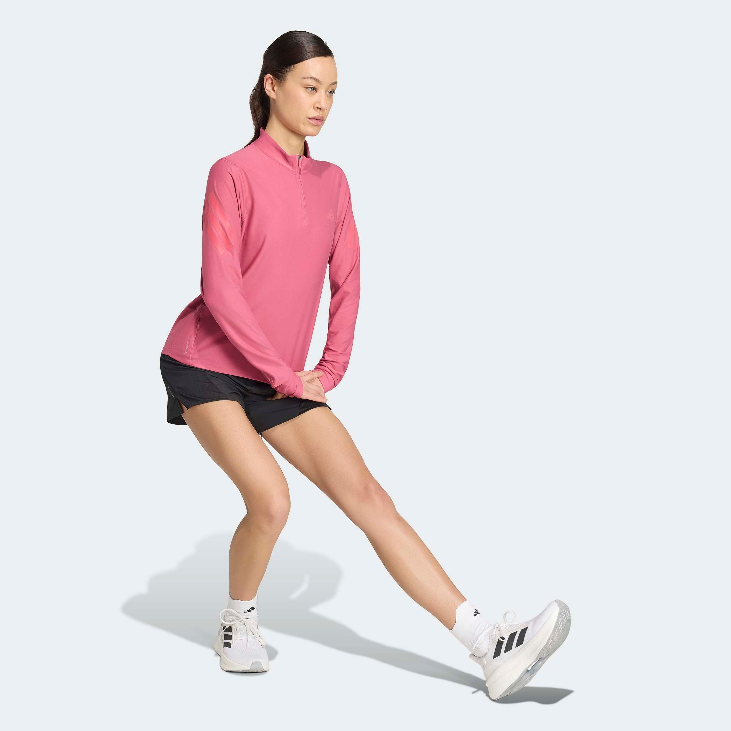 adidas Performance Laufshirt »ADI365 ICONIC RUNNING MIT REISSVERSCHLUSS BIS ZUR BRUST«
