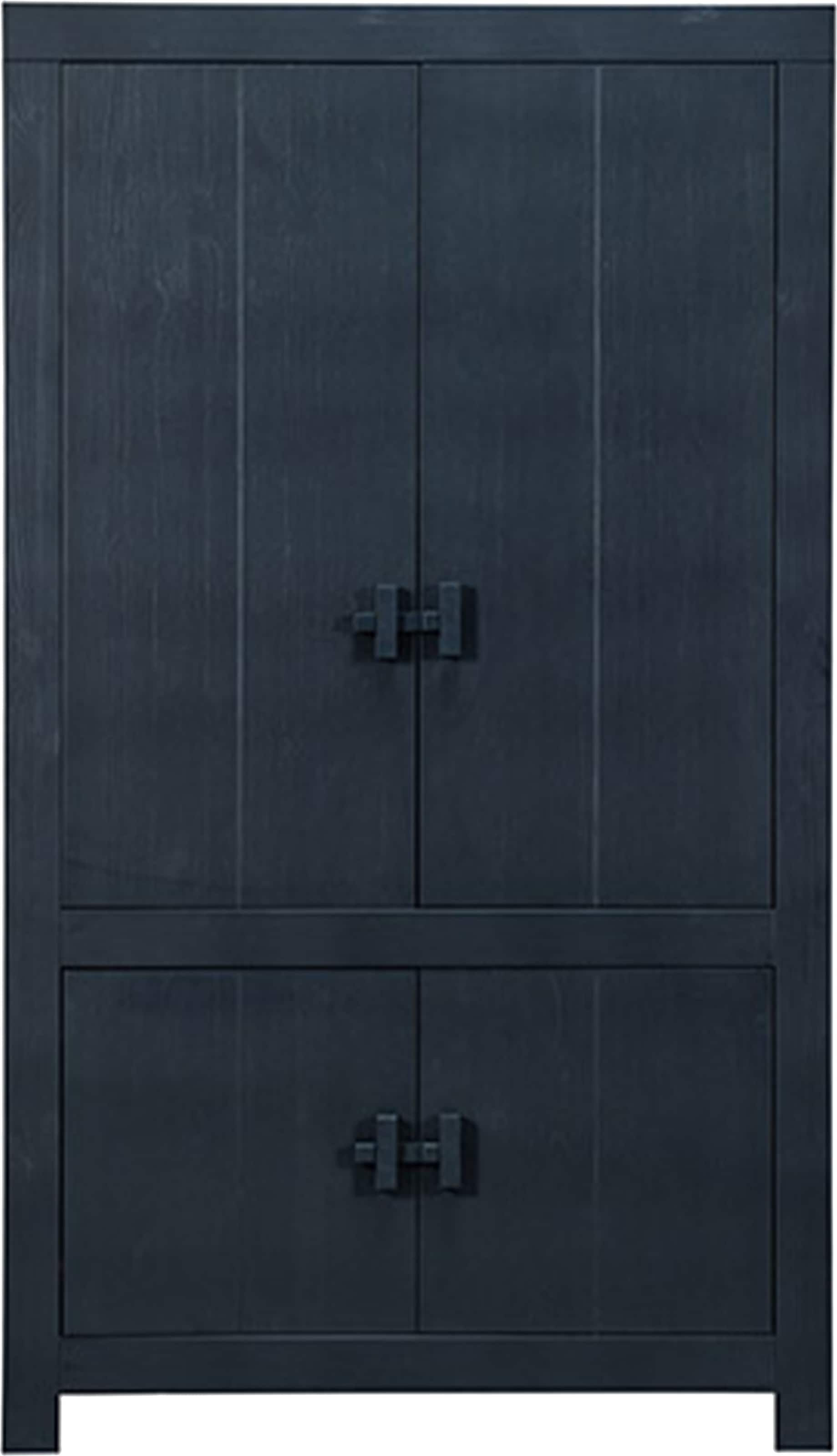 Highboard »Benson«, aus massiver Kiefer, Breite 53 cm x Höhe 138 cm