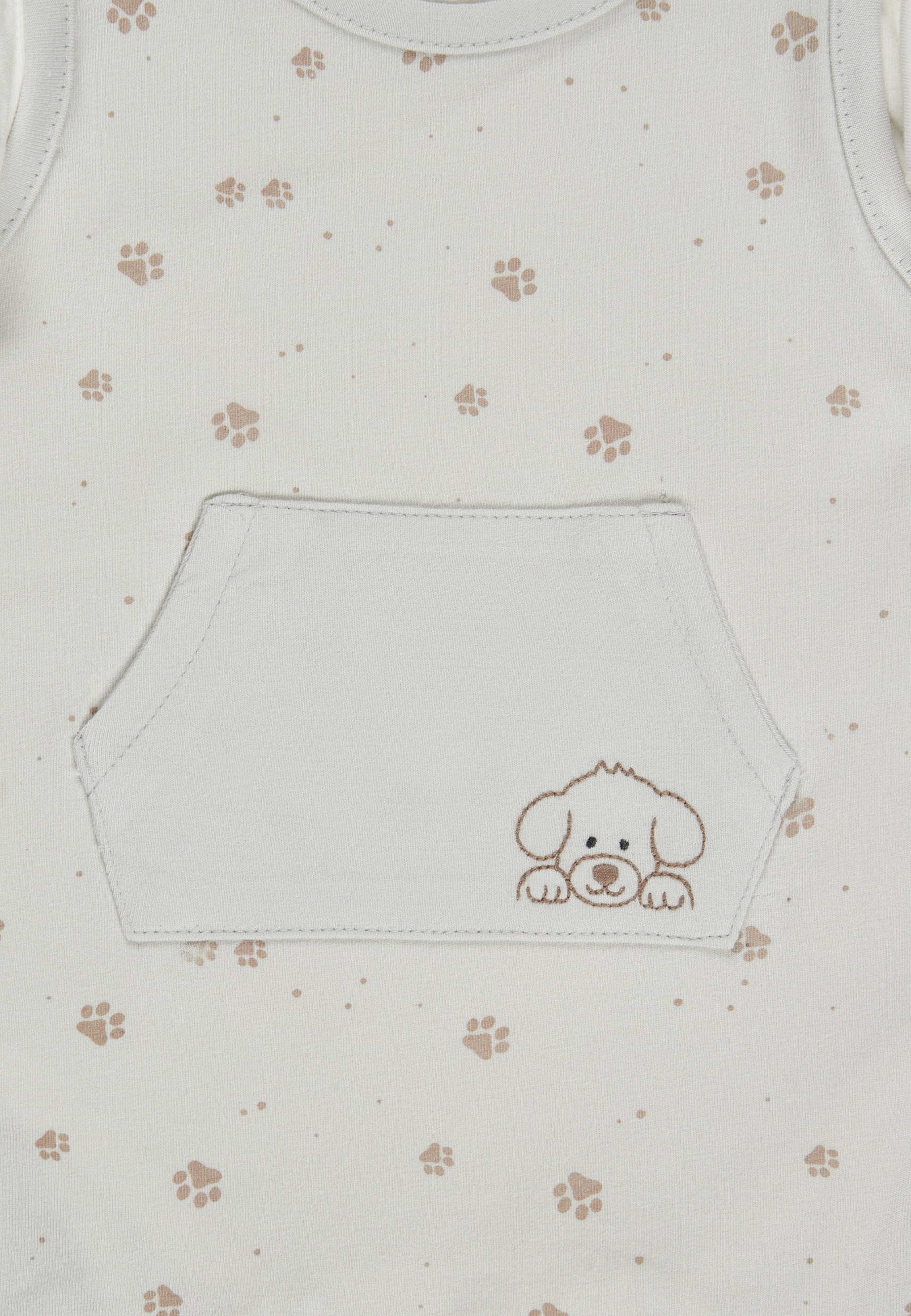 Sterntaler® Shirt & Hose »Strampler-Set Jersey Pfoten«