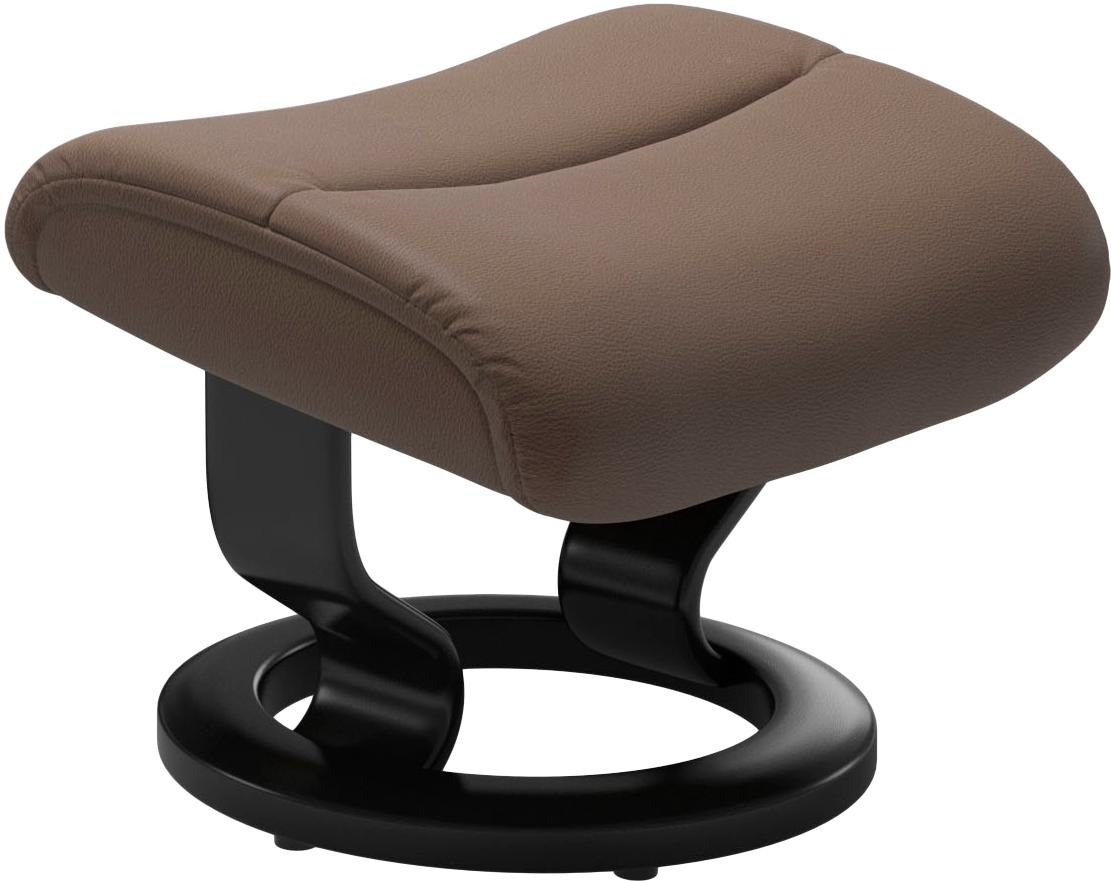 Stressless® Relaxsessel »View«, (Set, Relaxsessel mit Hocker), mit Classic Base, Größe M,Gestell Schwarz