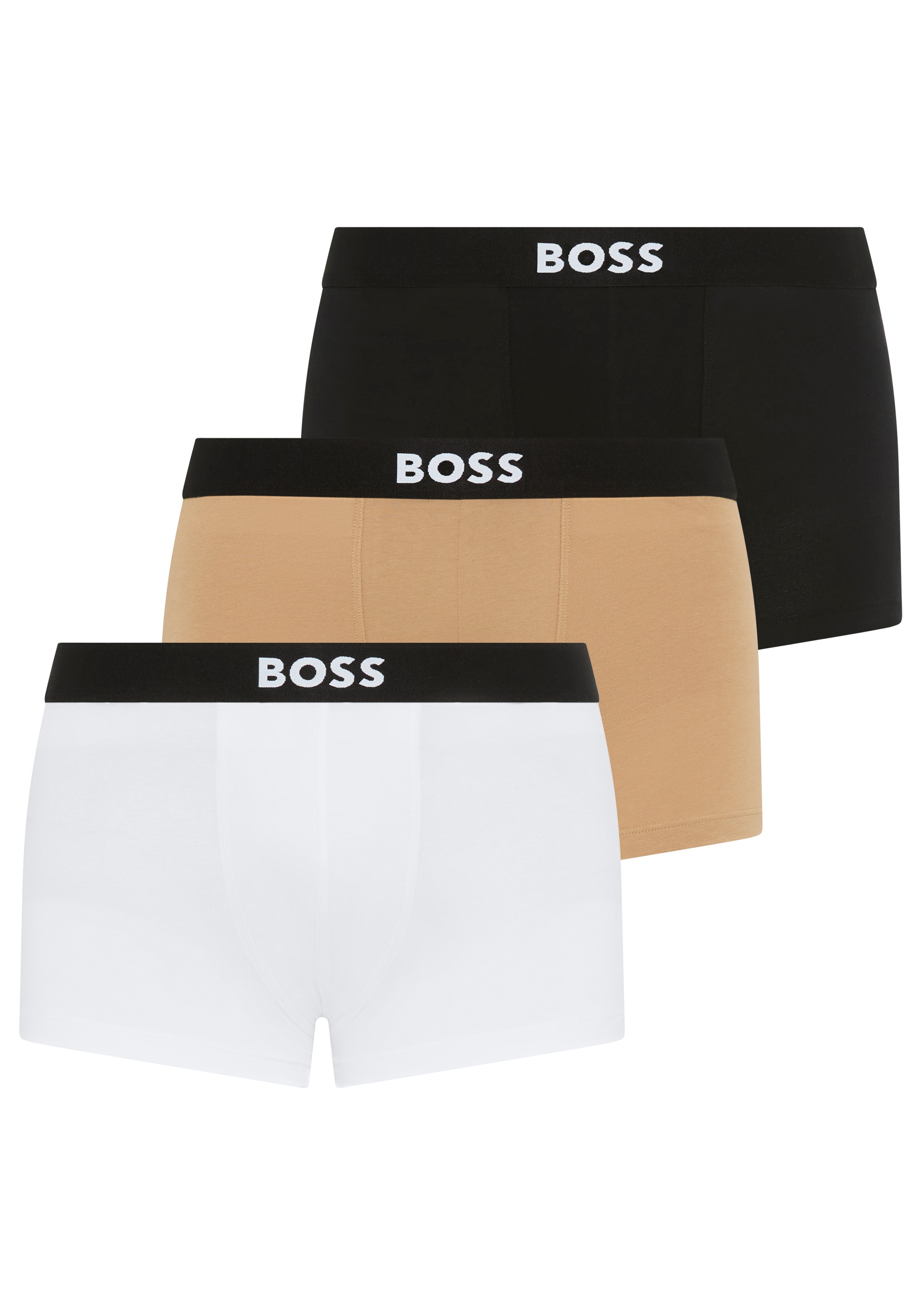 BOSS Trunk »3P Trunk BOSS ONE«, mit unifarbenen Bund