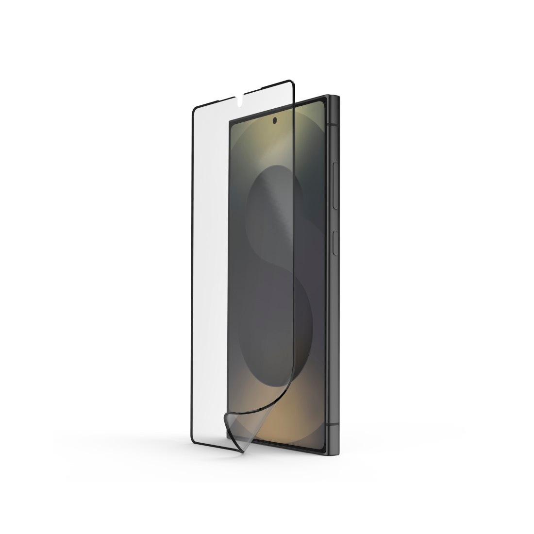 Hama Displayschutzglas »Handy-Schutzglas für Samsung Galaxy S26 Ultra, Montagehilfe« für Samsung Galaxy S26 Ultra D3O Schutzglas, 10H Härte, Fullscreen Vollabdeckung, Ultraclear HD