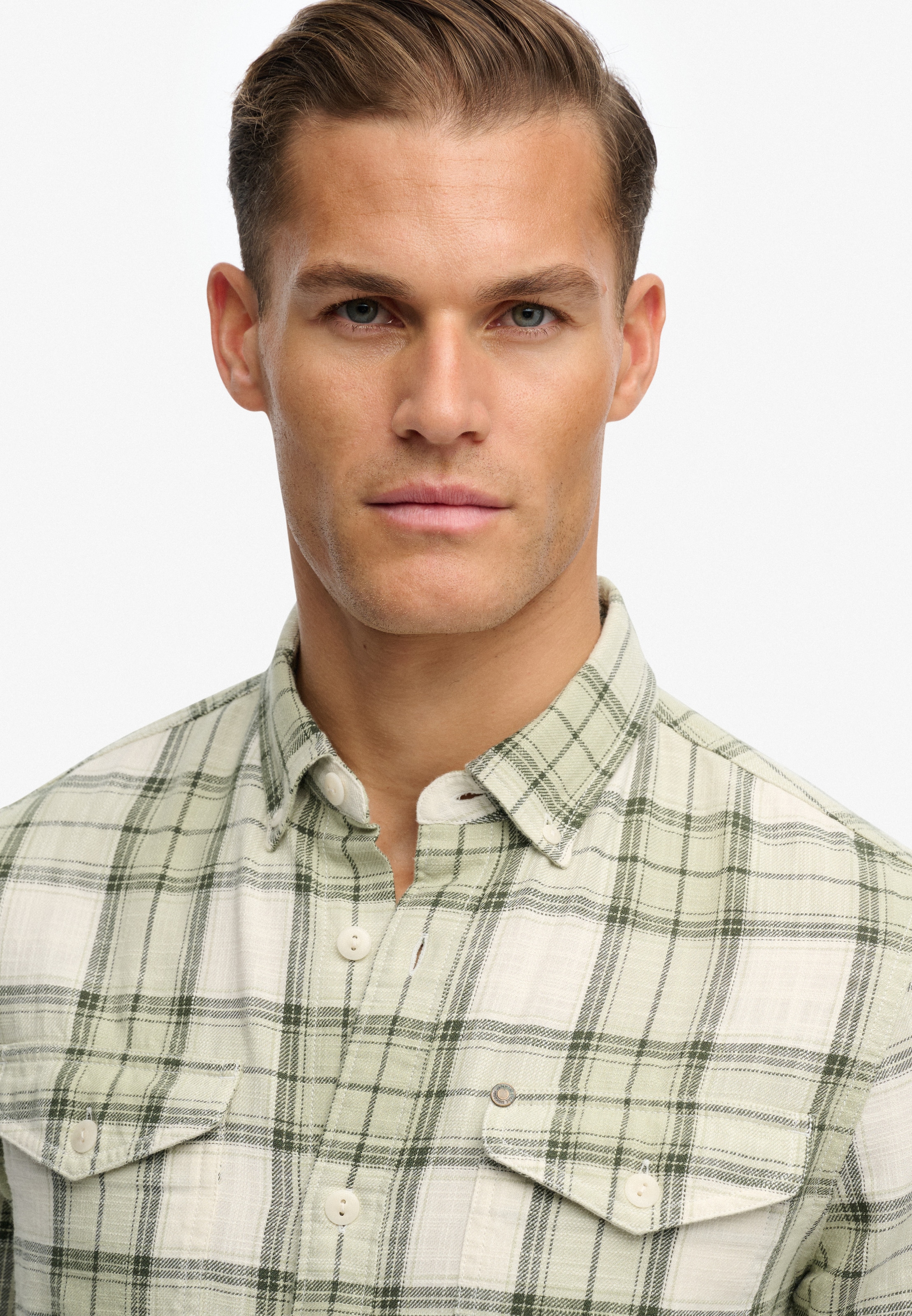Superdry Langarmhemd »MERCHANT LITE CHECK SHIRT«