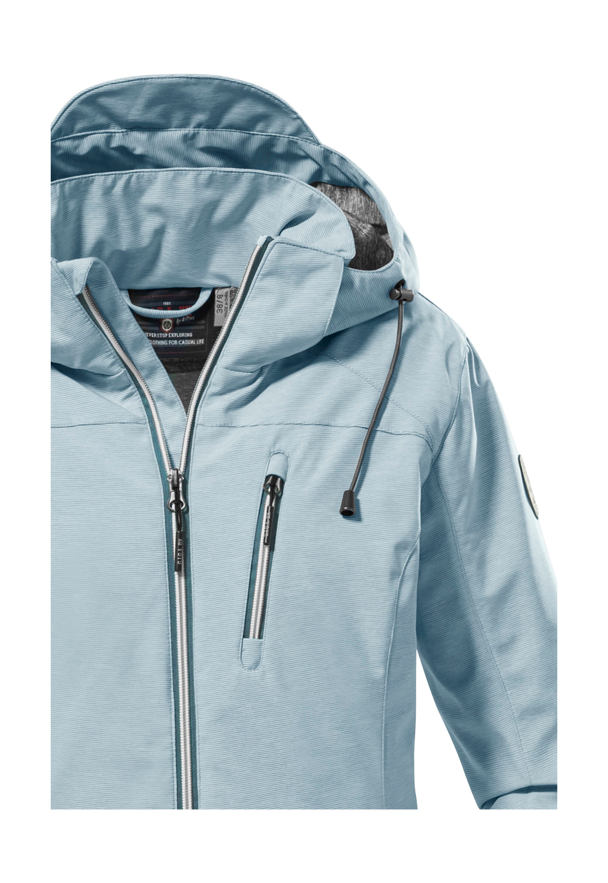 G.I.G.A. DX by killtec Softshelljacke »GS 32 WMN SFTSHLL JCKT«, Softshelljacke: wasserabweisend, abnehmbare Kapuze, viele Taschen