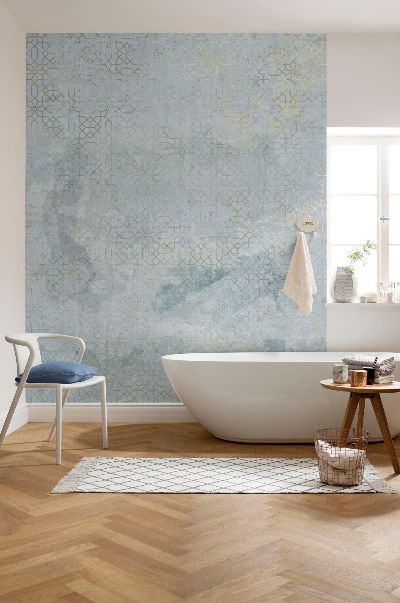 Komar Vliestapete »Digitaldruck Vlies - Jaunty Jewels - Größe 200 x 250 cm«, bedruckt, Wohnzimmer, Schlafzimmer