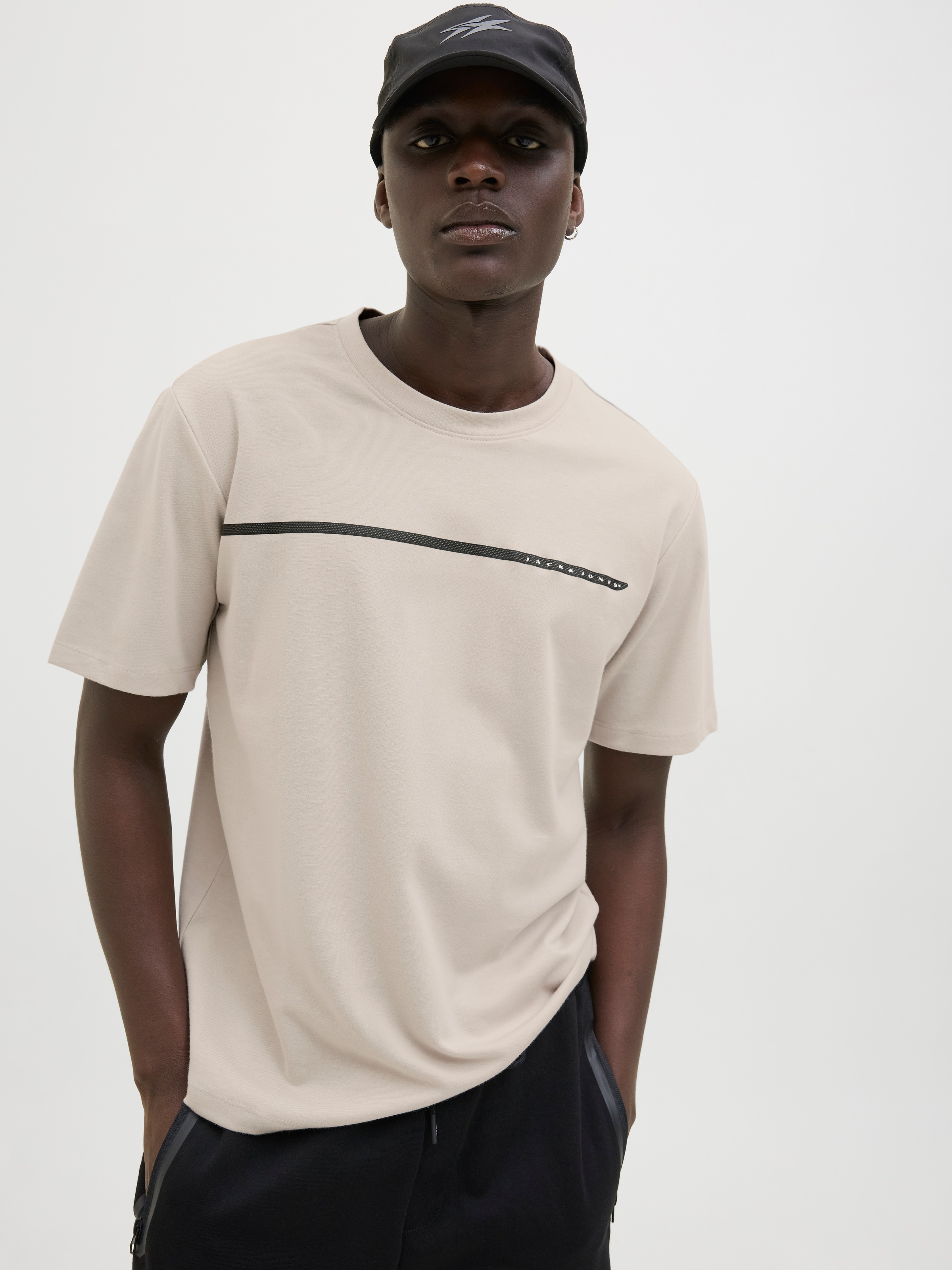 Jack & Jones T-Shirt »JCOFUSION FULL BRANDING TEE SS CREW NOOS«