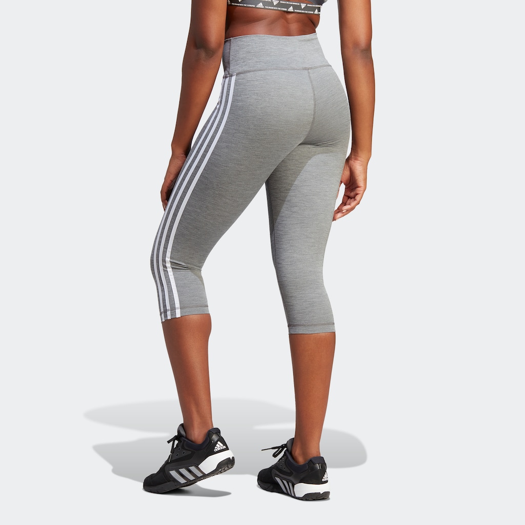 adidas Performance Trainingstights »TRAIN ESSENTIALS 3STREIFEN HIGHWAISTED 3/4«, (1 tlg.)