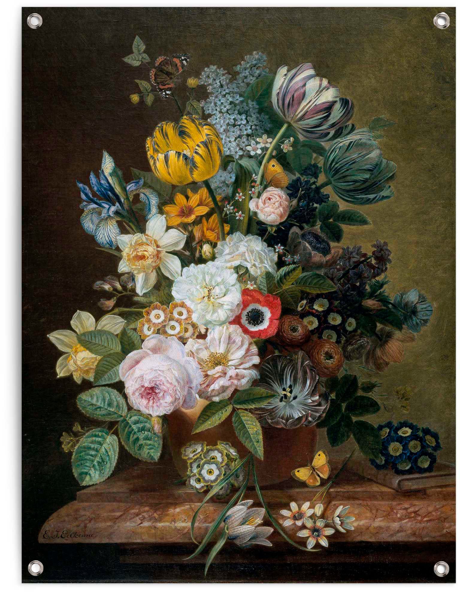 Reinders! Poster »Stillleben mit Blumen«