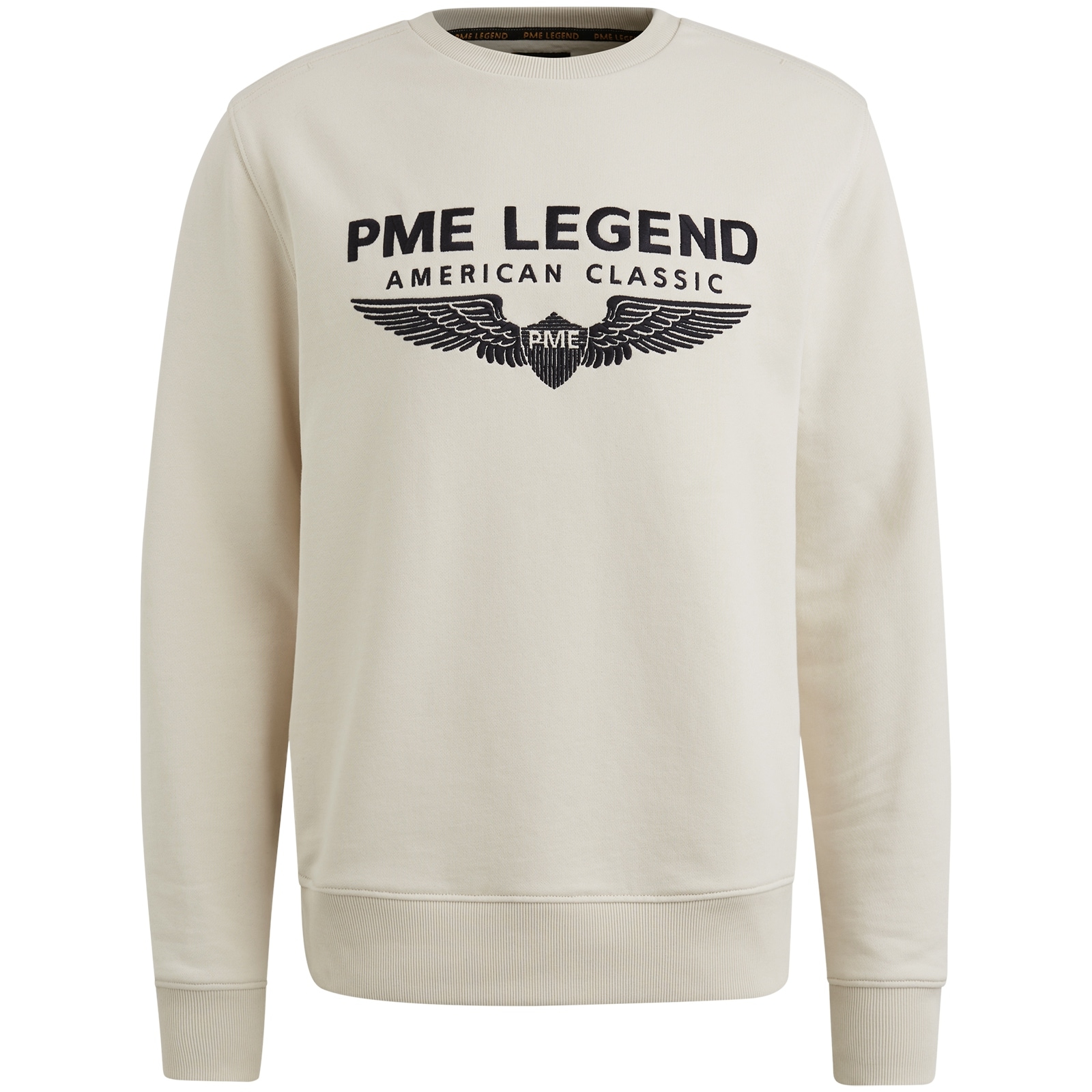 PME LEGEND Sweatshirt »Crewneck soft terry with logo«, mit Logo Stickerei
