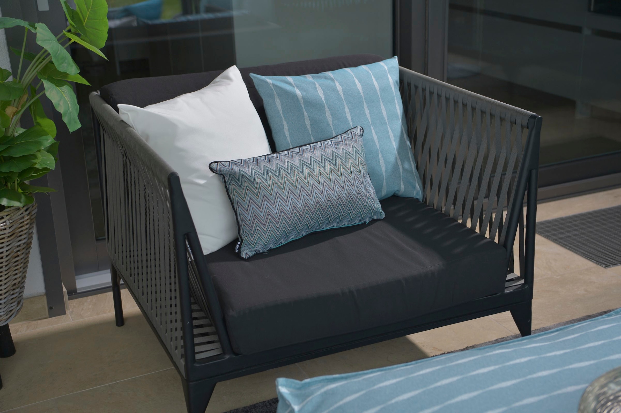 H.O.C.K. Dekokissen »Pablo« Kissenhülle mit Füllung, 1 Stück