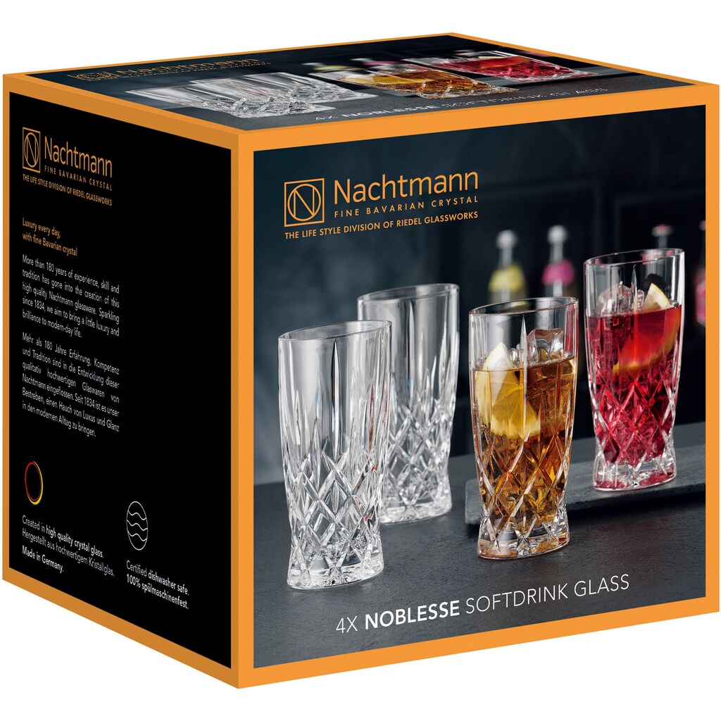 Nachtmann Cocktailglas »Noblesse«, (Set, 4 tlg.)