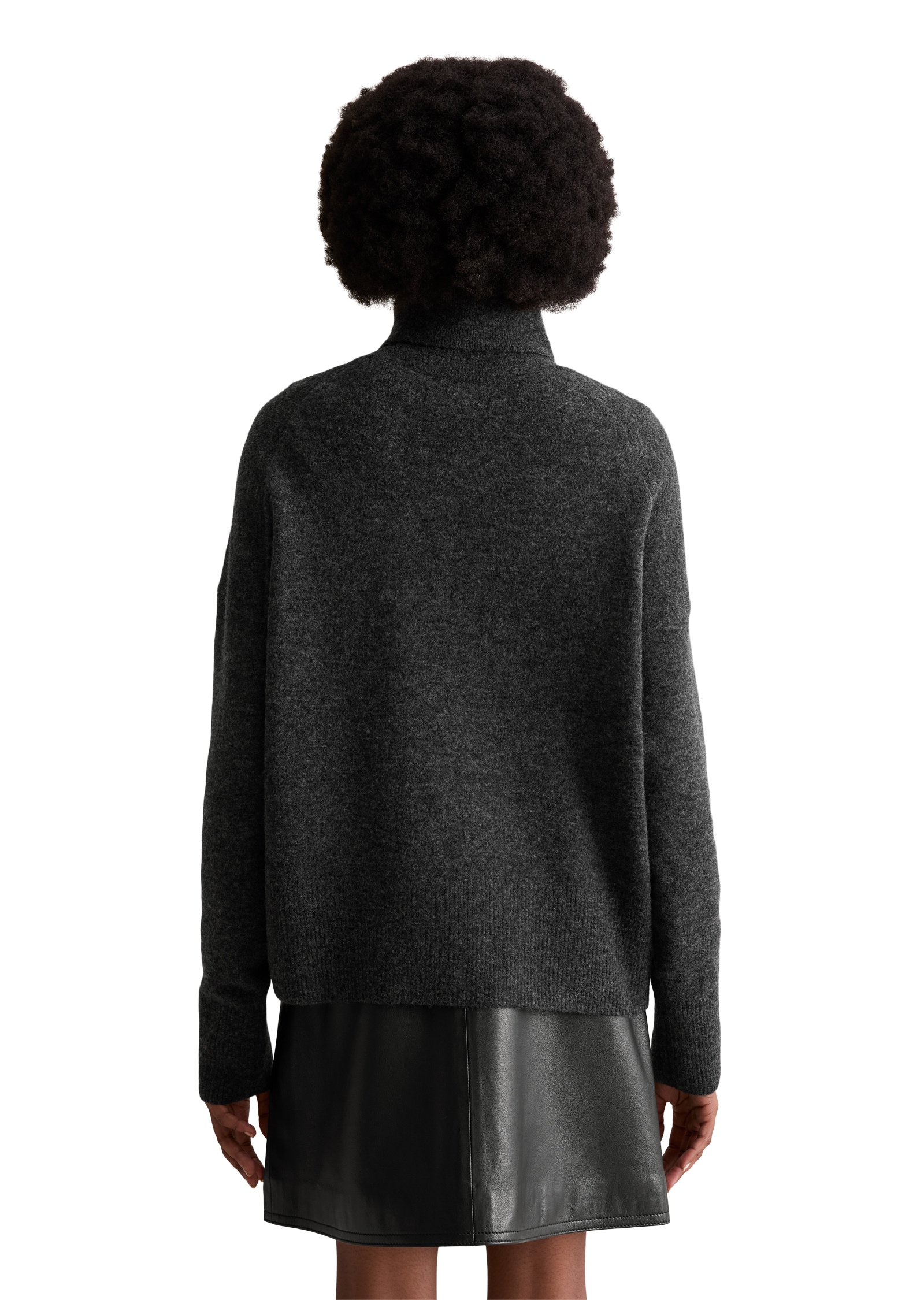 Marc O'Polo DENIM Rollkragenpullover aus softer Wollmischung, regular fit