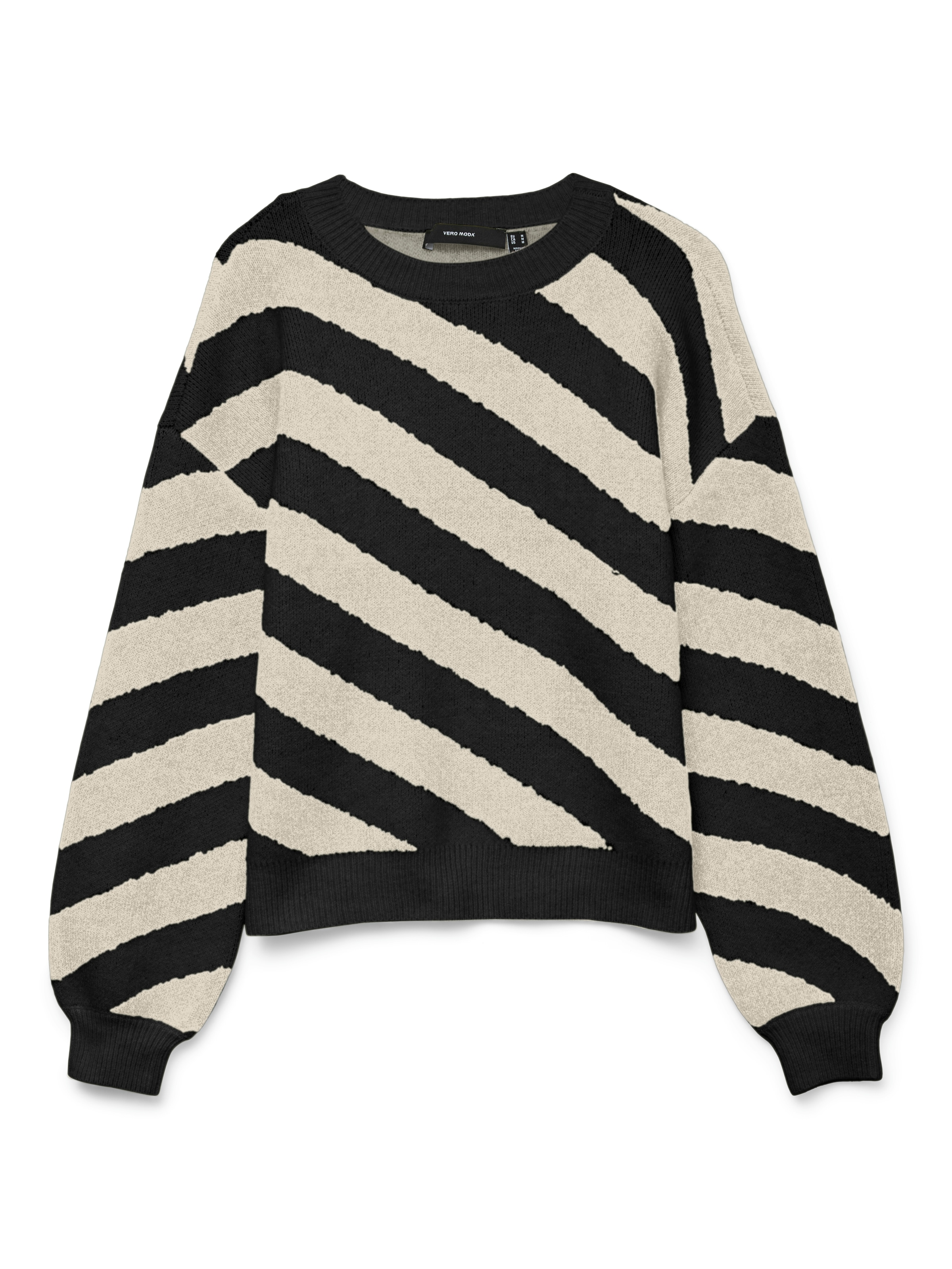Vero Moda Rundhalspullover »VMLARA LS O-NECK PULLOVER GA BOO REP«