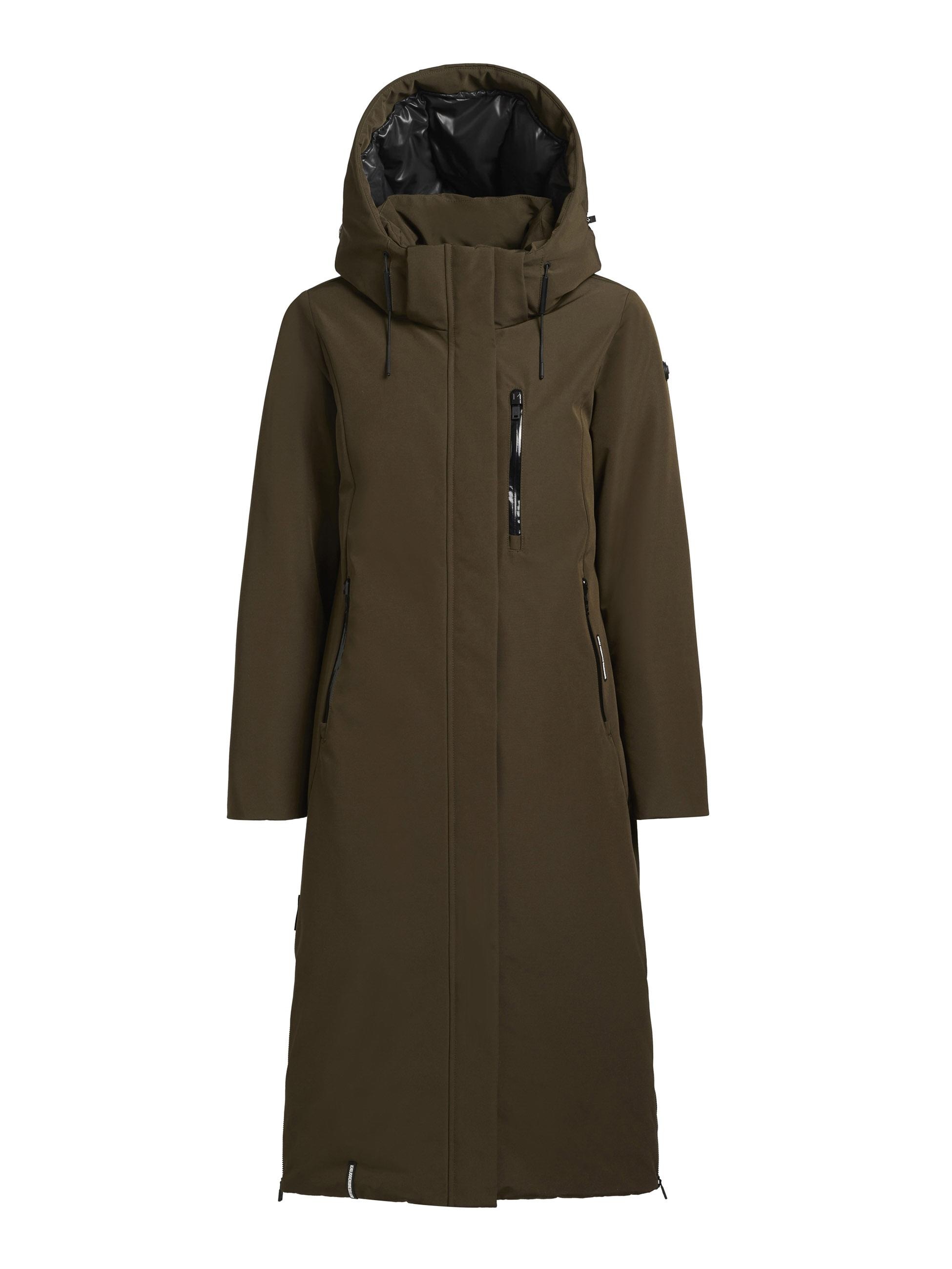 khujo Wintermantel »Wintermantel Lofi2«, Langer Damen Winterparka mit Kapuze