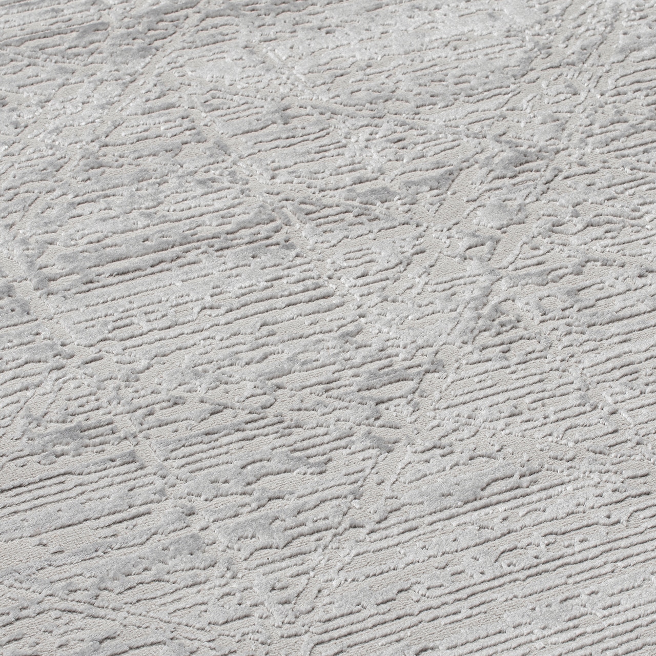 Sehrazat Teppich »Moda 1200 , auch als Läufer« rund 11 mm Höhe Kurzflor, grafisches Hoch Tief  Muster, Wohnzimmer