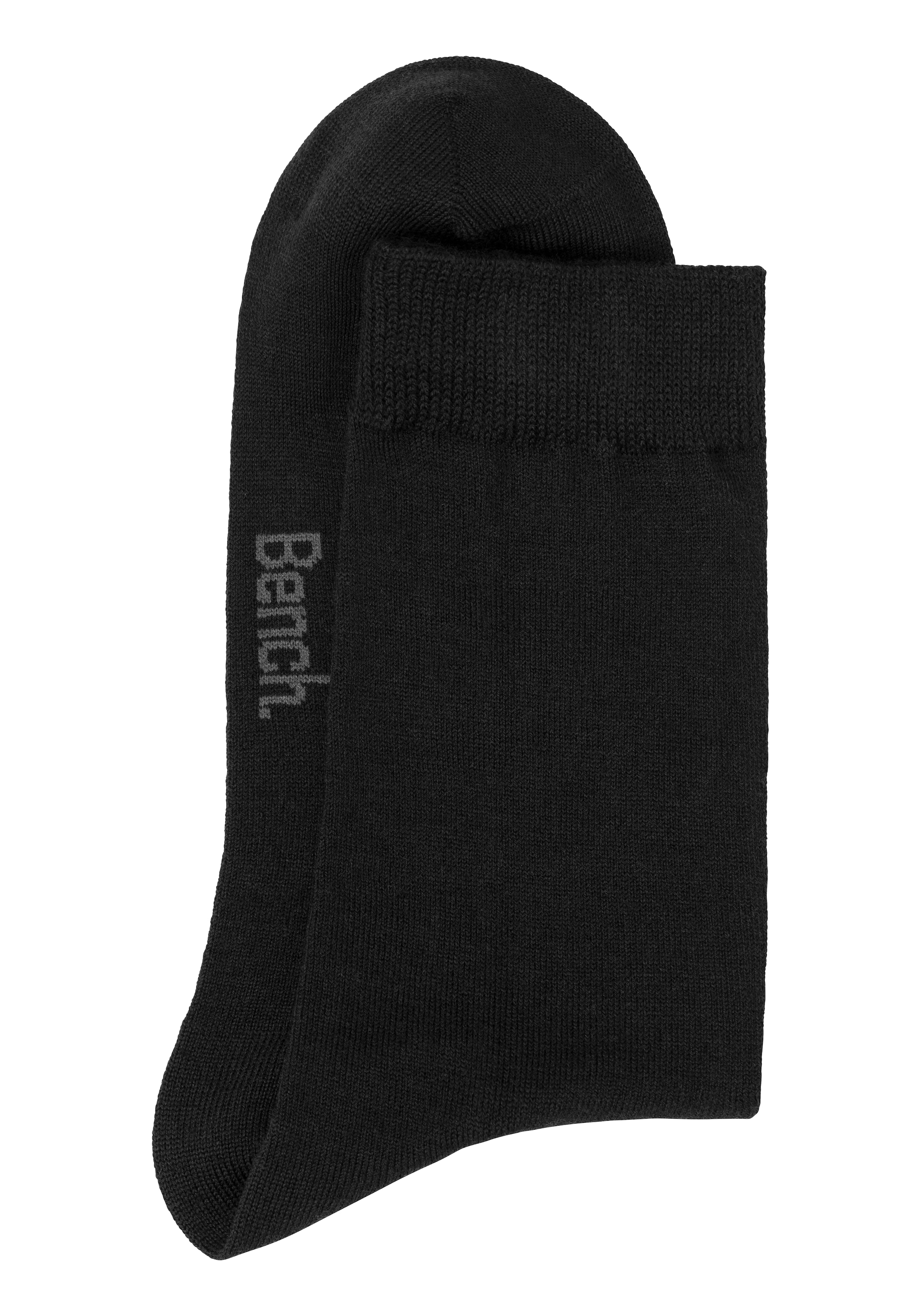 Bench. Socken, (Packung, 3 Paar), aus flauschigem Material mit hohem Wollanteil