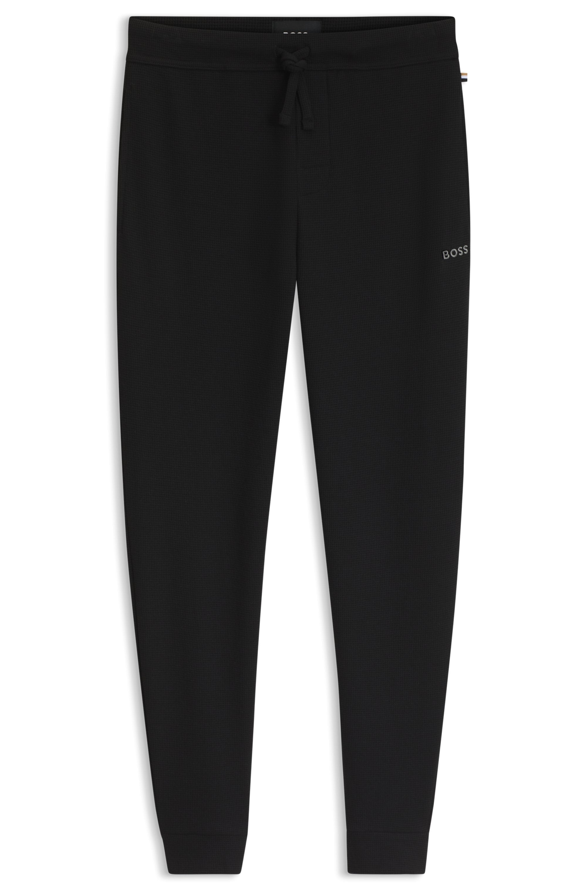 BOSS Pyjamahose »Waffle Pants Cuf«