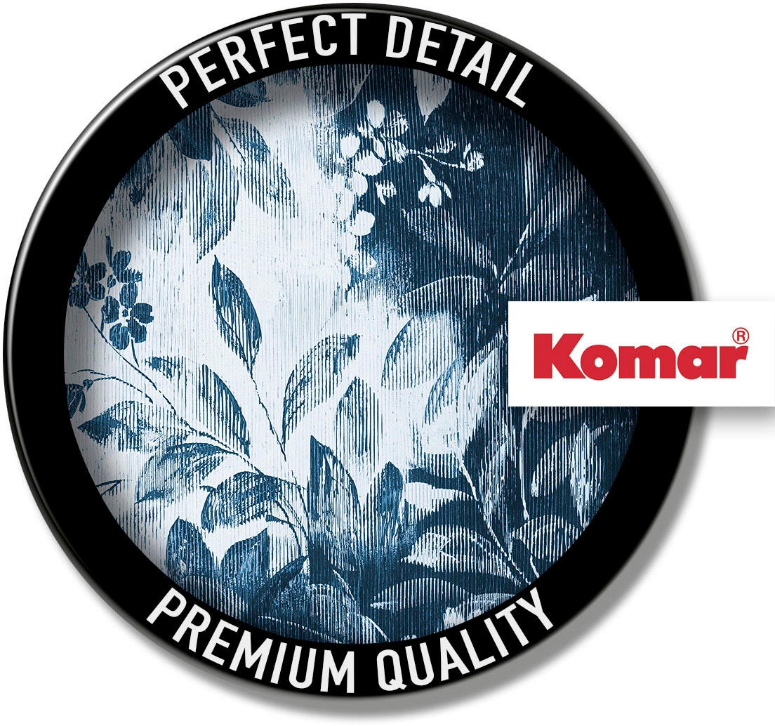 Komar Vliestapete »Digitaldruck Vlies - Idyllic Indigo - Größe 200 x 250 cm«, bedruckt, Wohnzimmer, Schlafzimmer