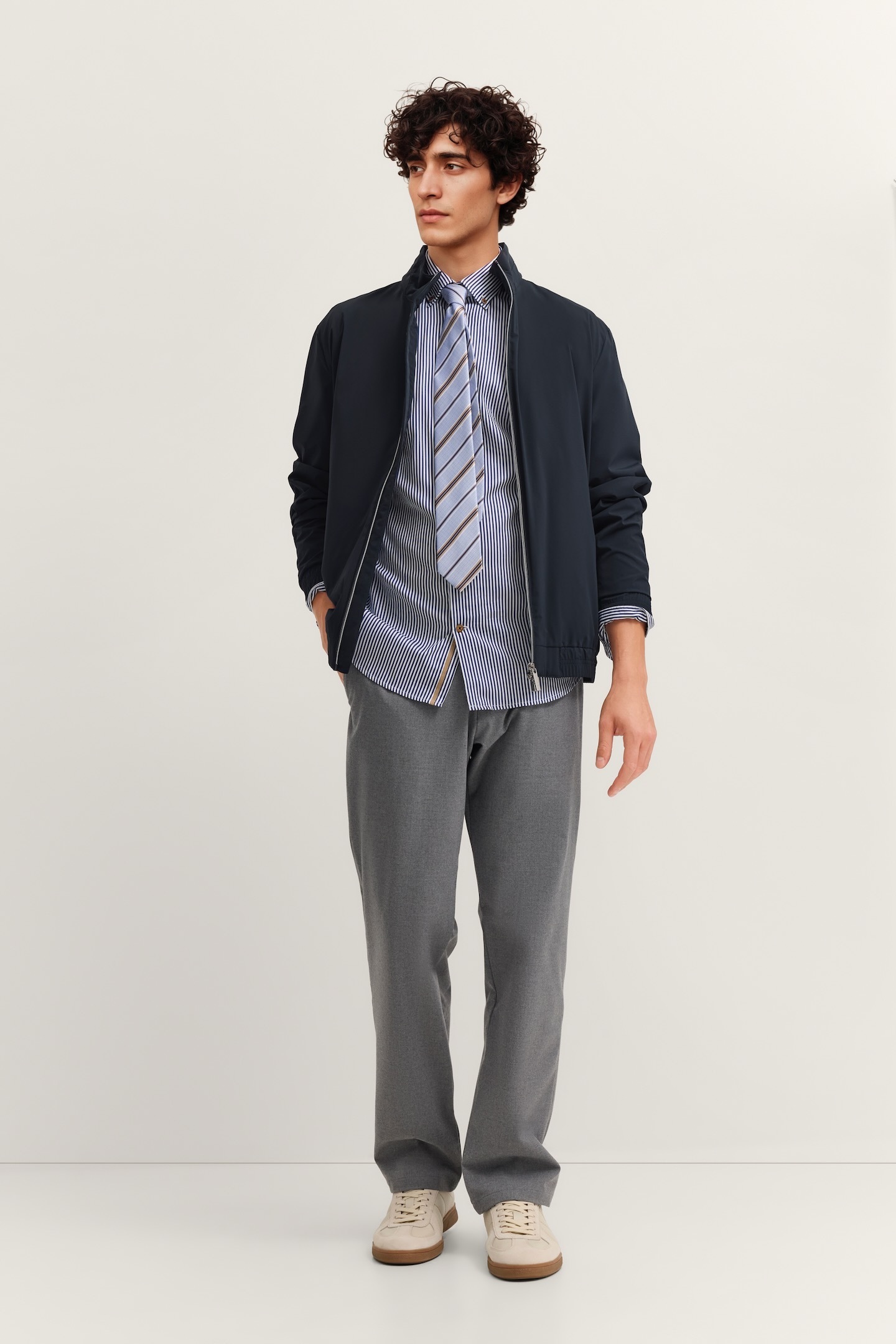 bugatti Blouson »Regular Fit« mit Stehkragen & Stretch-Funktion