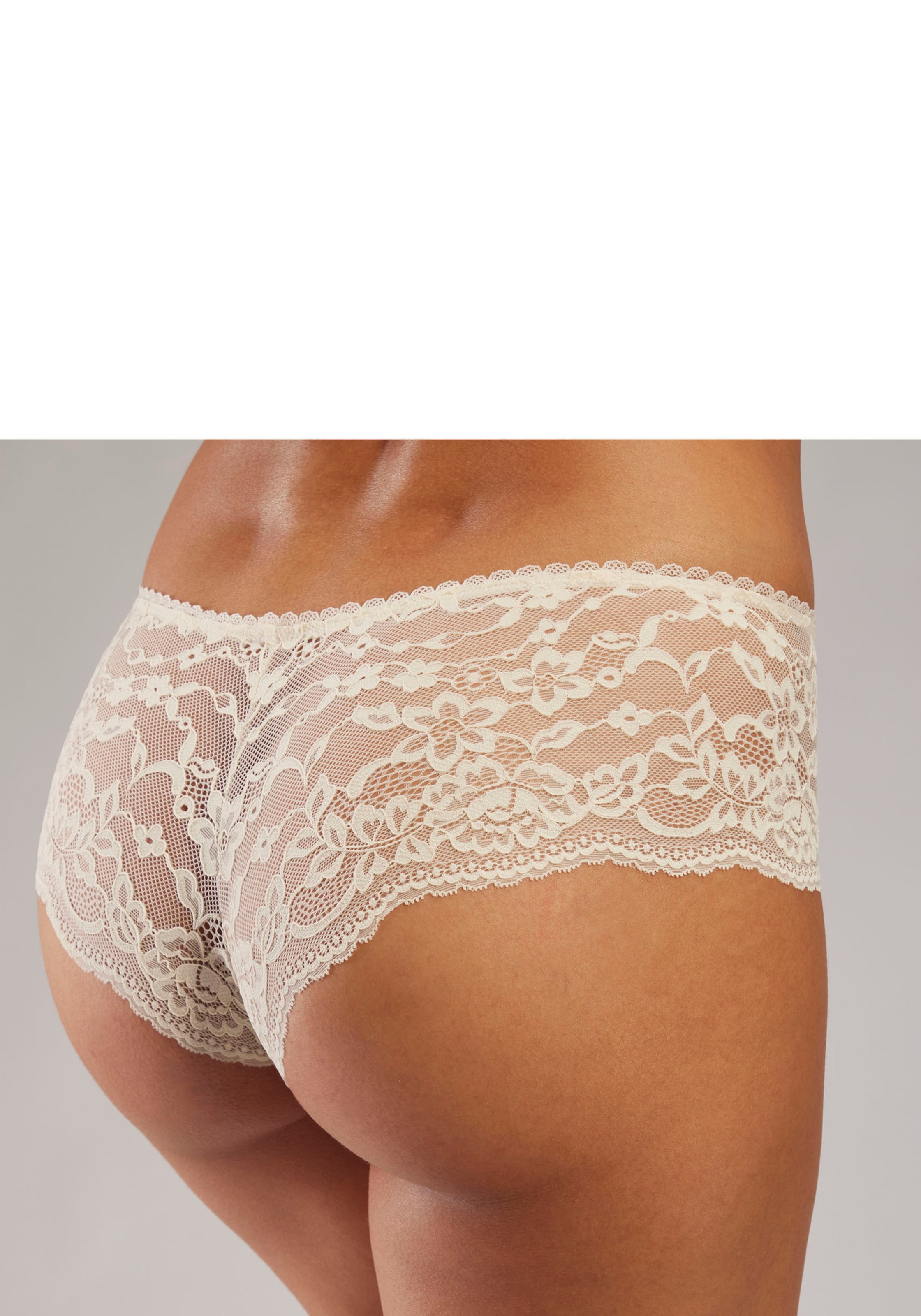 s.Oliver Panty, mit zarter Jacquardspitze und feinem Soft-Mesh