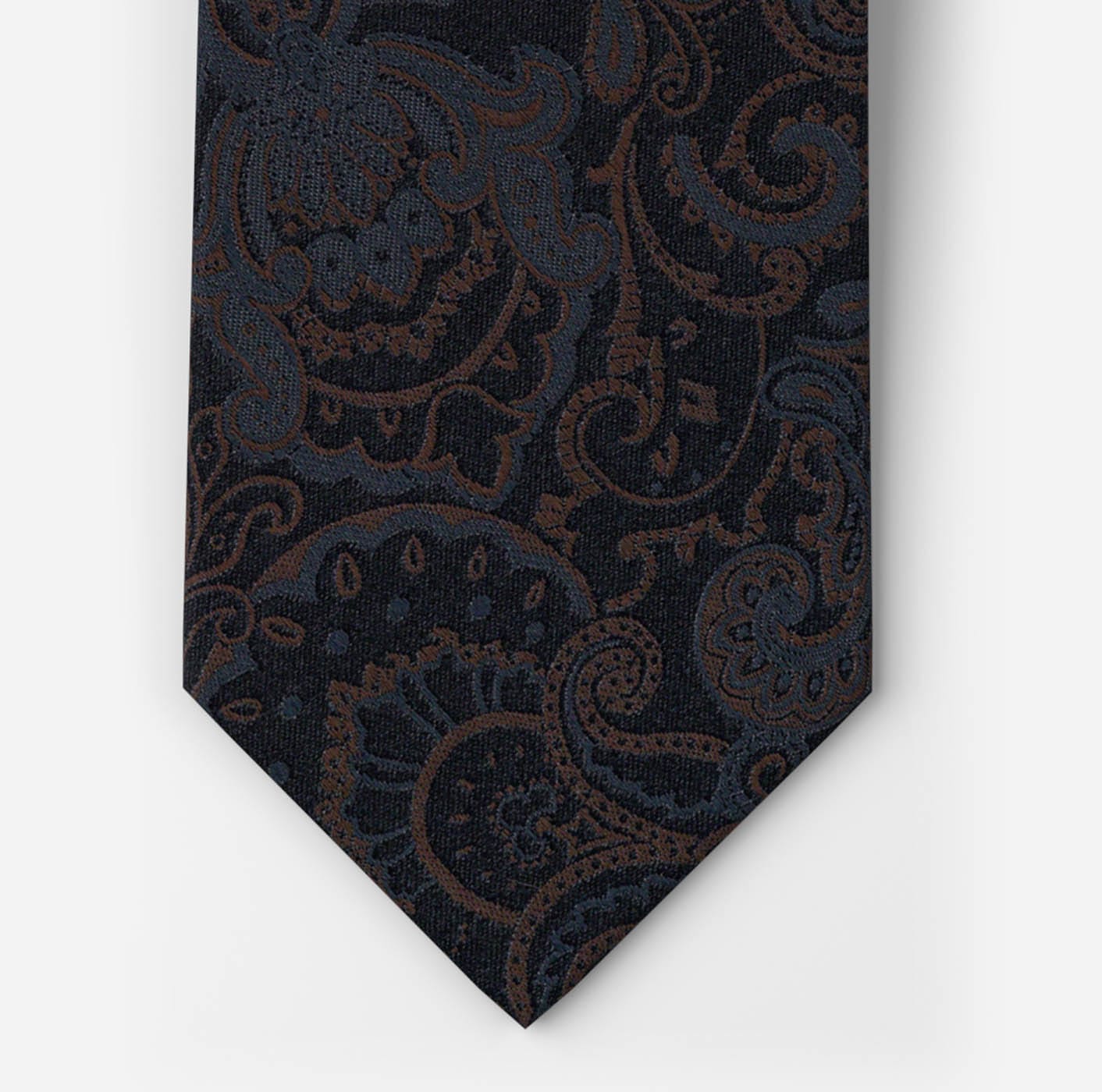 OLYMP Krawatte reine Seide, modisches Muster, 6,5 cm