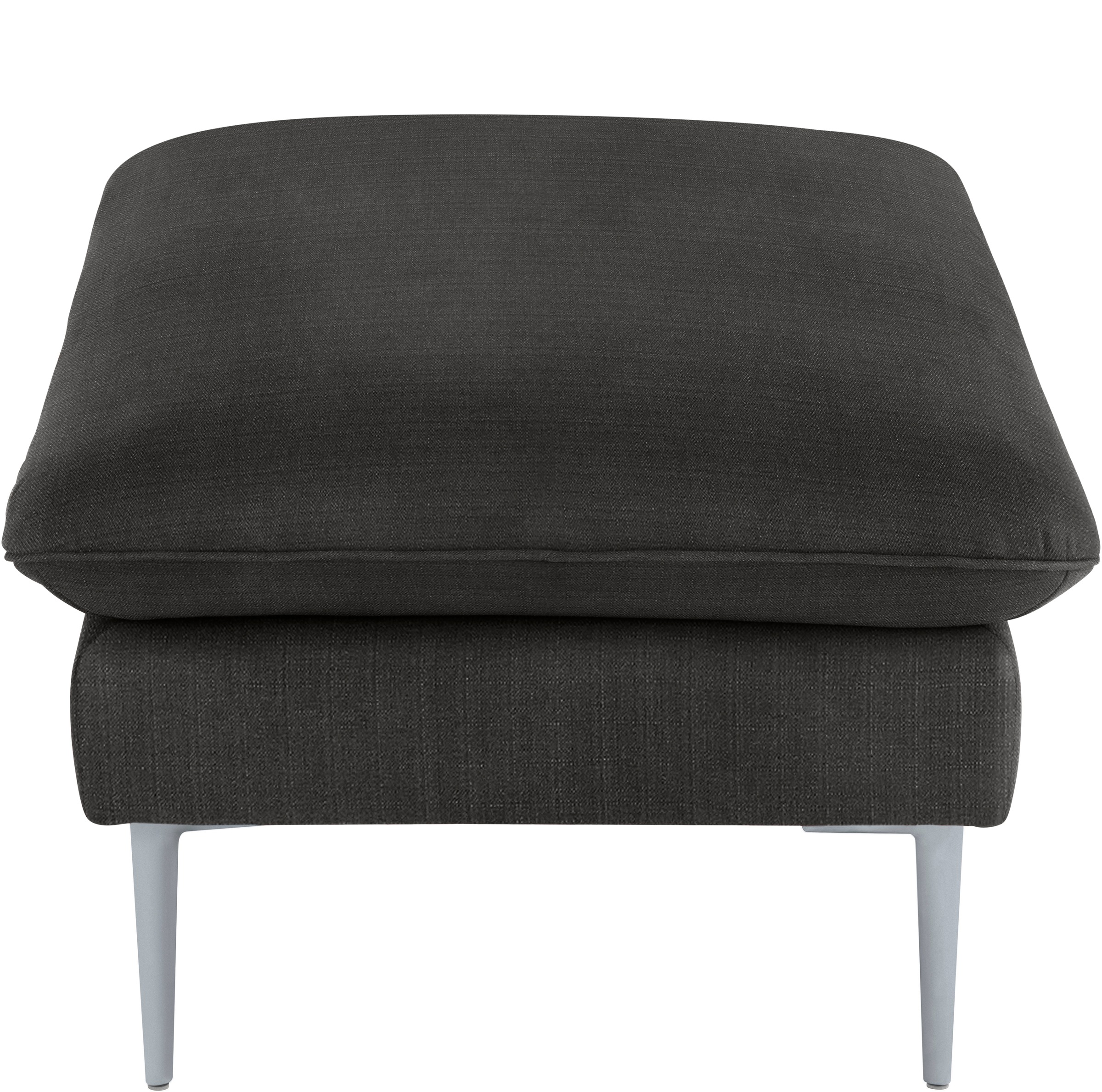 W.SCHILLIG Hocker »enjoy&MORE« Füße silber matt, Breite 106 cm