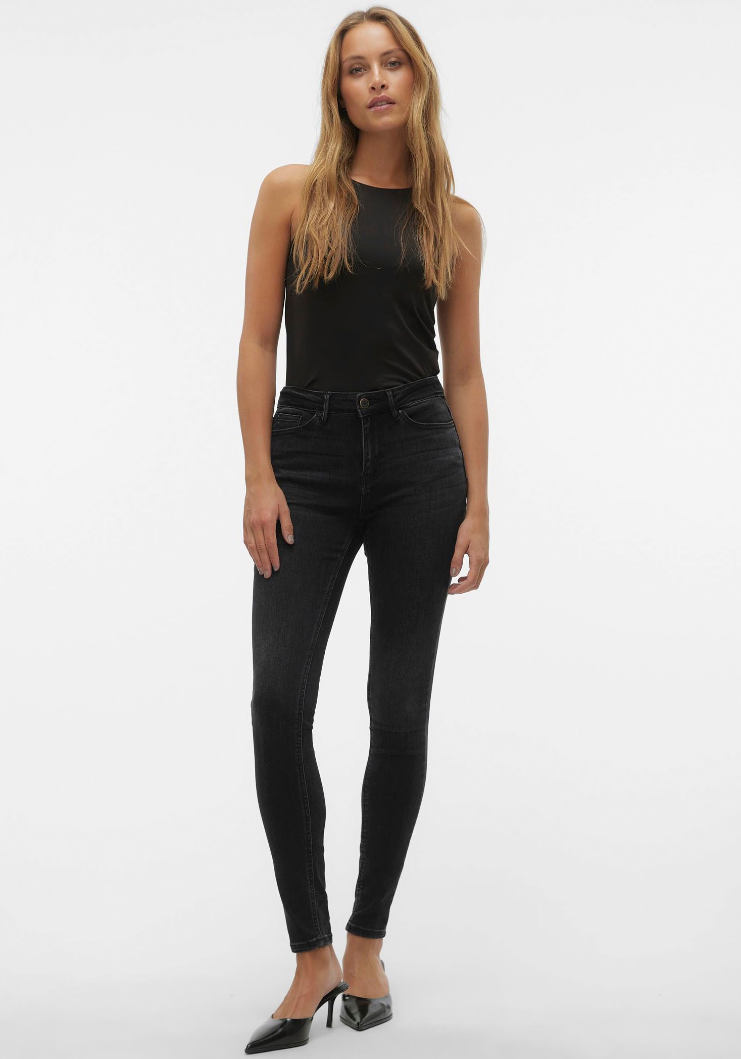 Vero Moda Skinny-fit-Jeans »VMFLASH MR SKINNY JEANS LI111 NOOS«