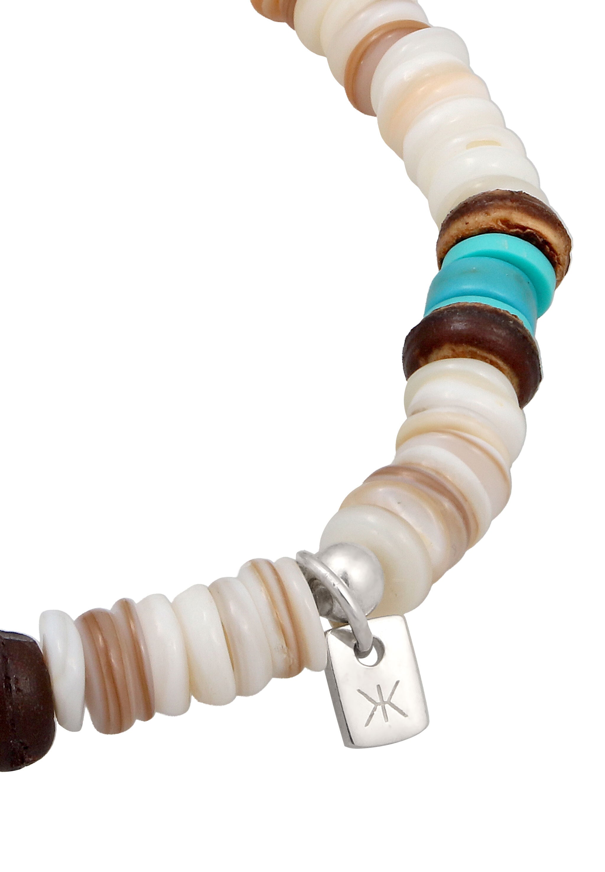 Kuzzoi »Armband Howlite Türkis 925 Sterling Silber«
