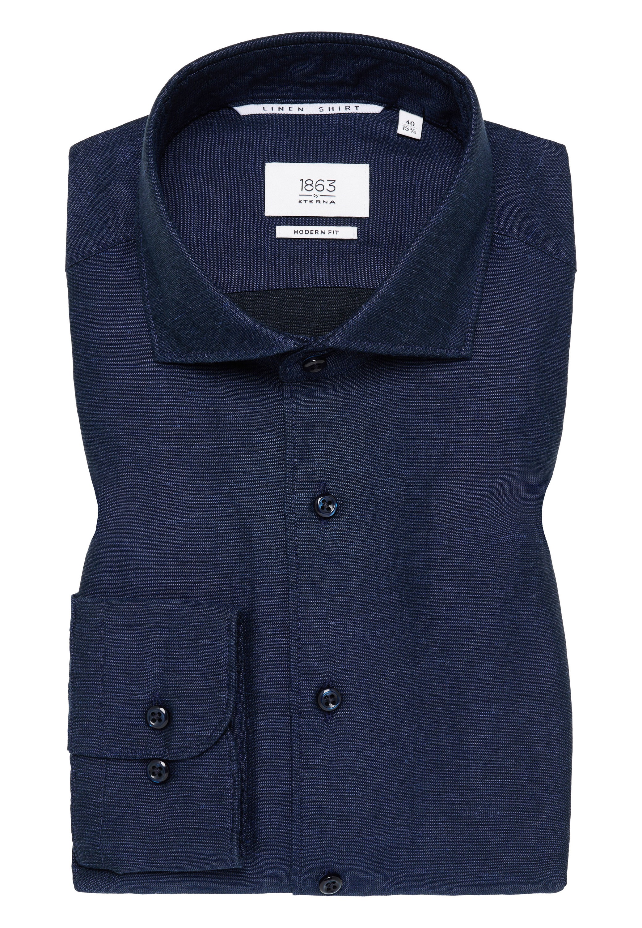 Eterna Langarmhemd »MODERN FIT« EASY IRON (bügelleicht)